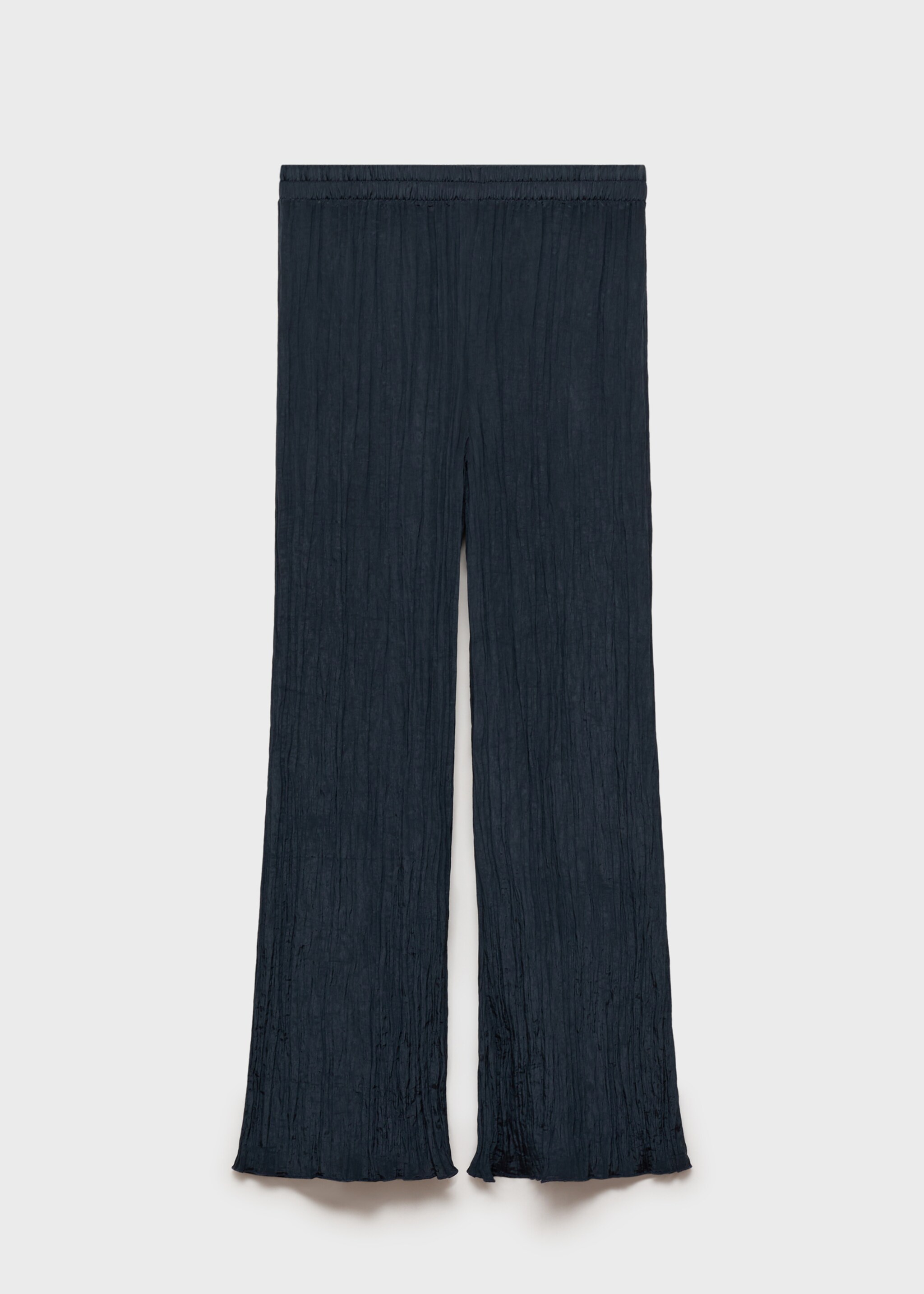 Pleated straight trousers - Article without model