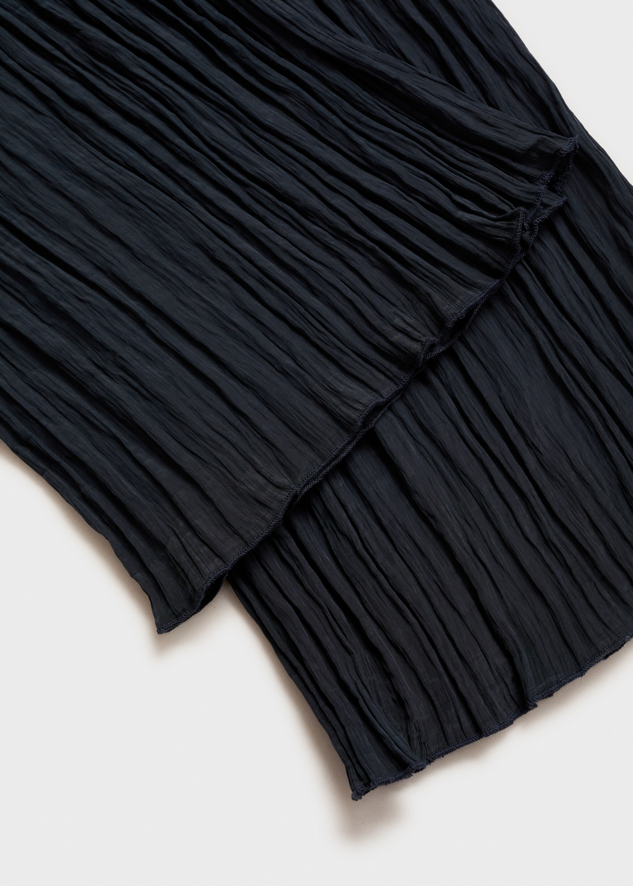 Pleated straight trousers - Details of the article 0