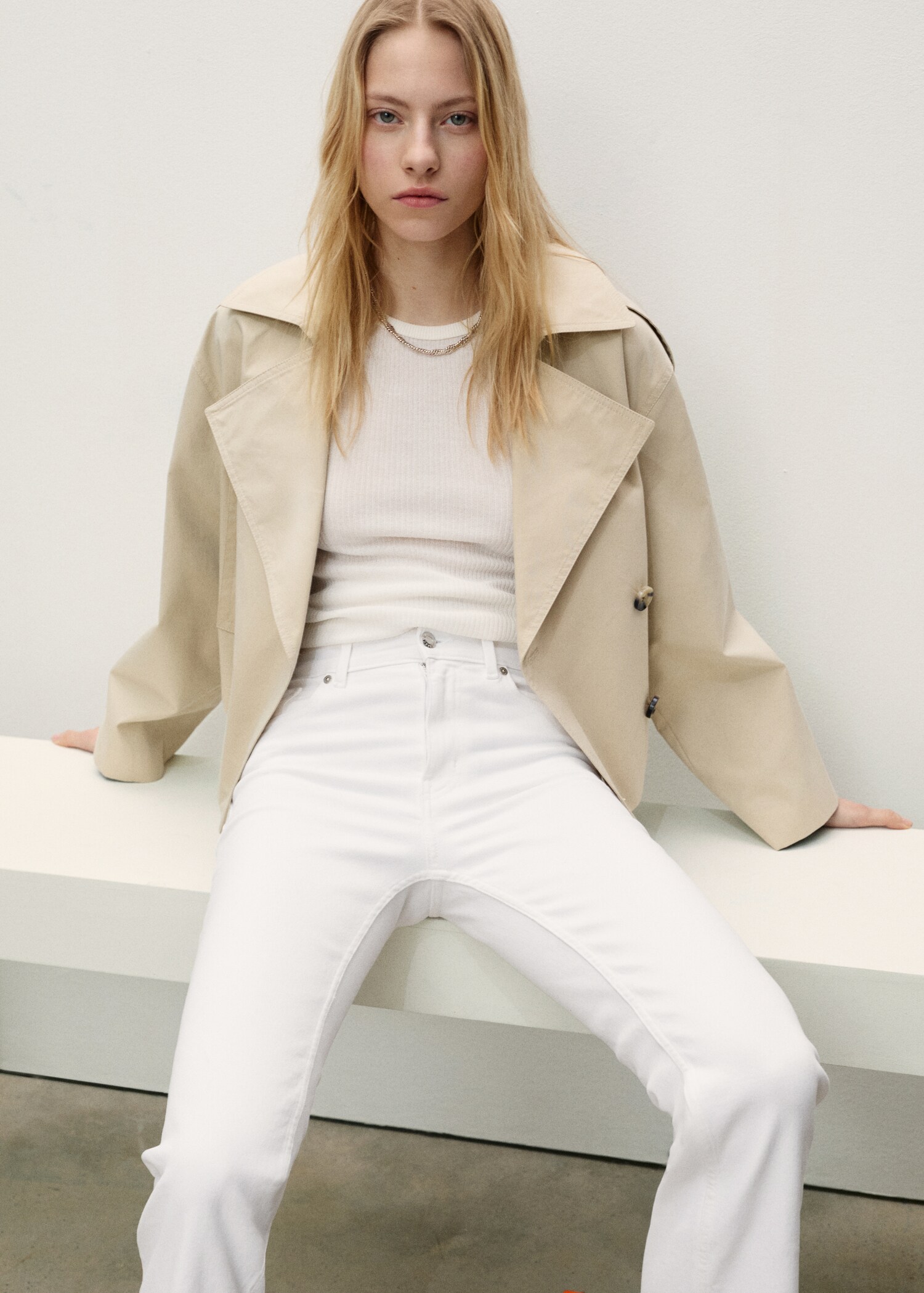 Sienna flared cropped jeans - Details of the article 2