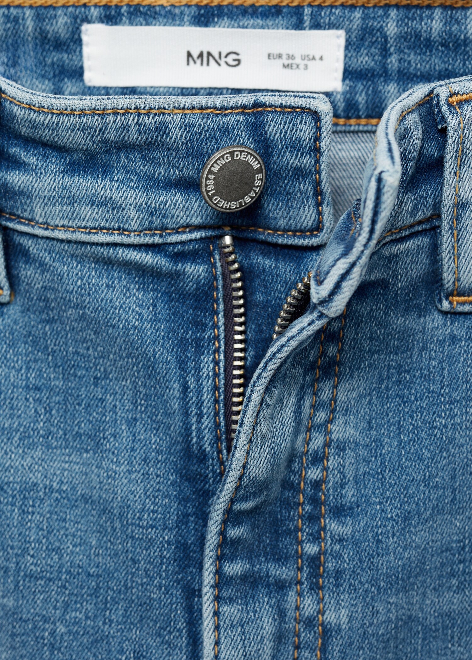 Orta belli skinny jean pantolon - Ürün detayı 8