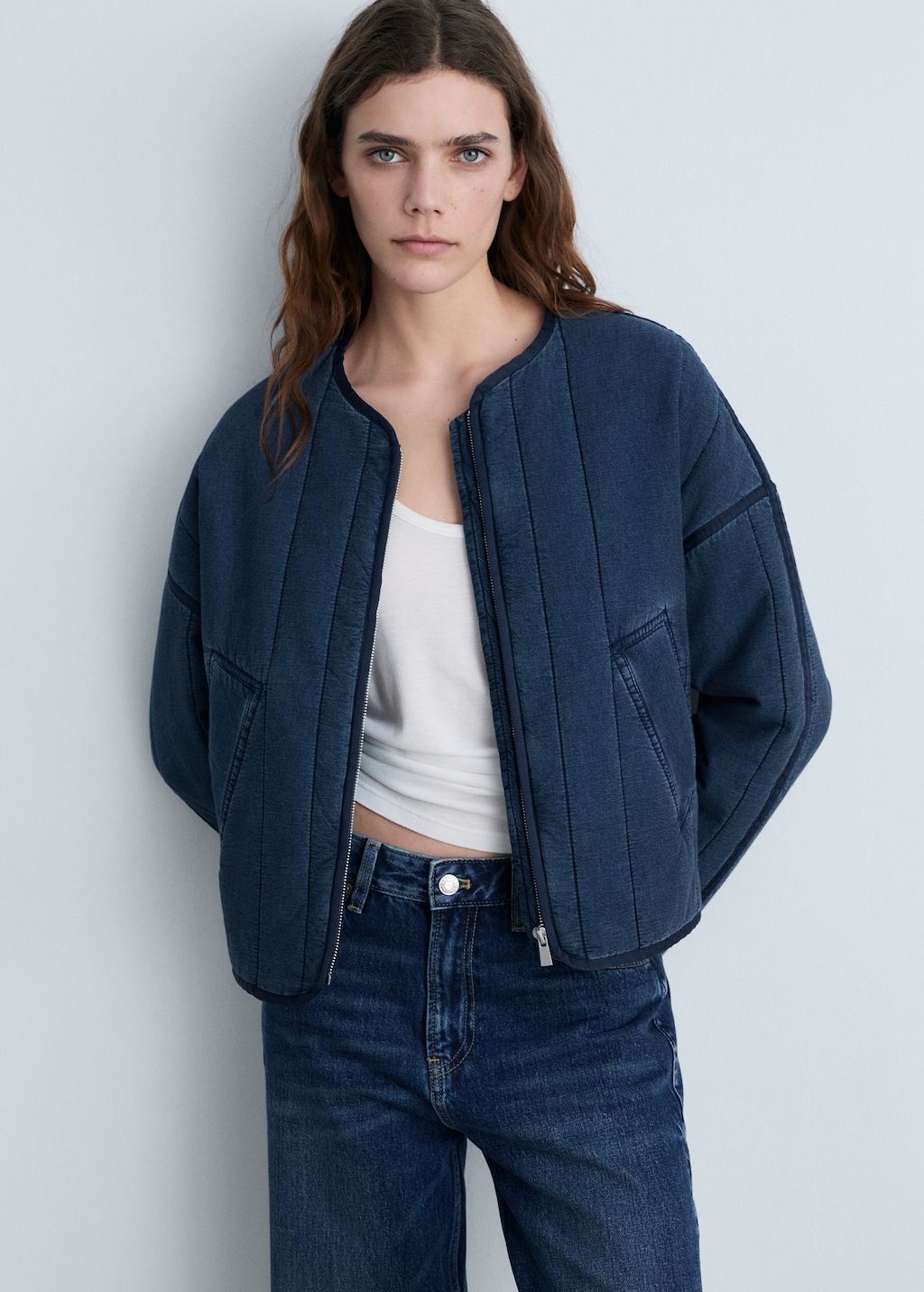 Quilted bomber jacket - Women | MANGO USA Quilted bomber jacket - Women | MANGO USA