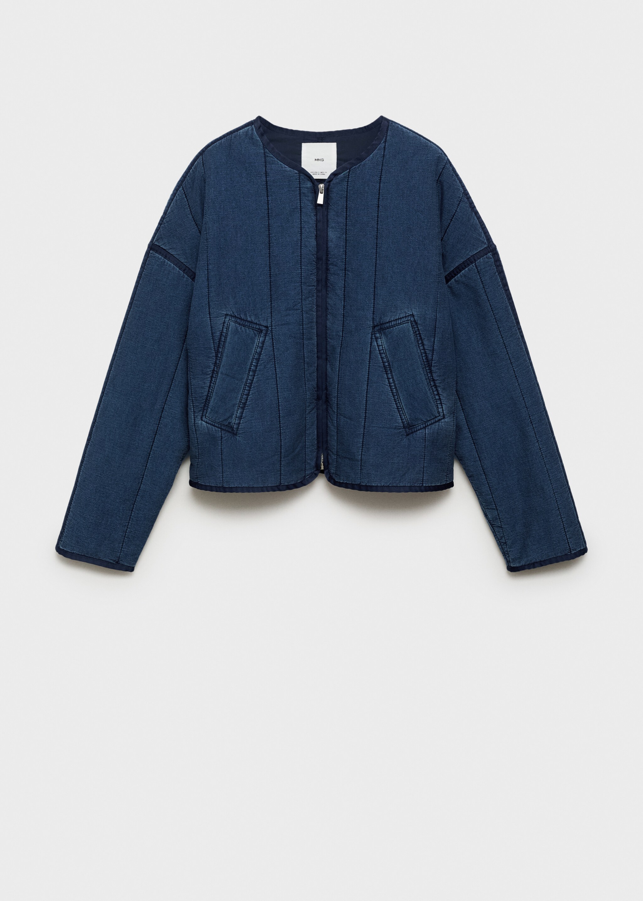 Quilted bomber jacket - Article without model