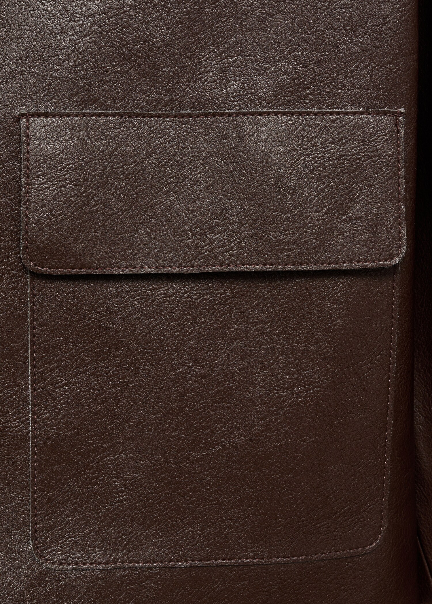 Veste simili-cuir poches - Détail de l'article 0