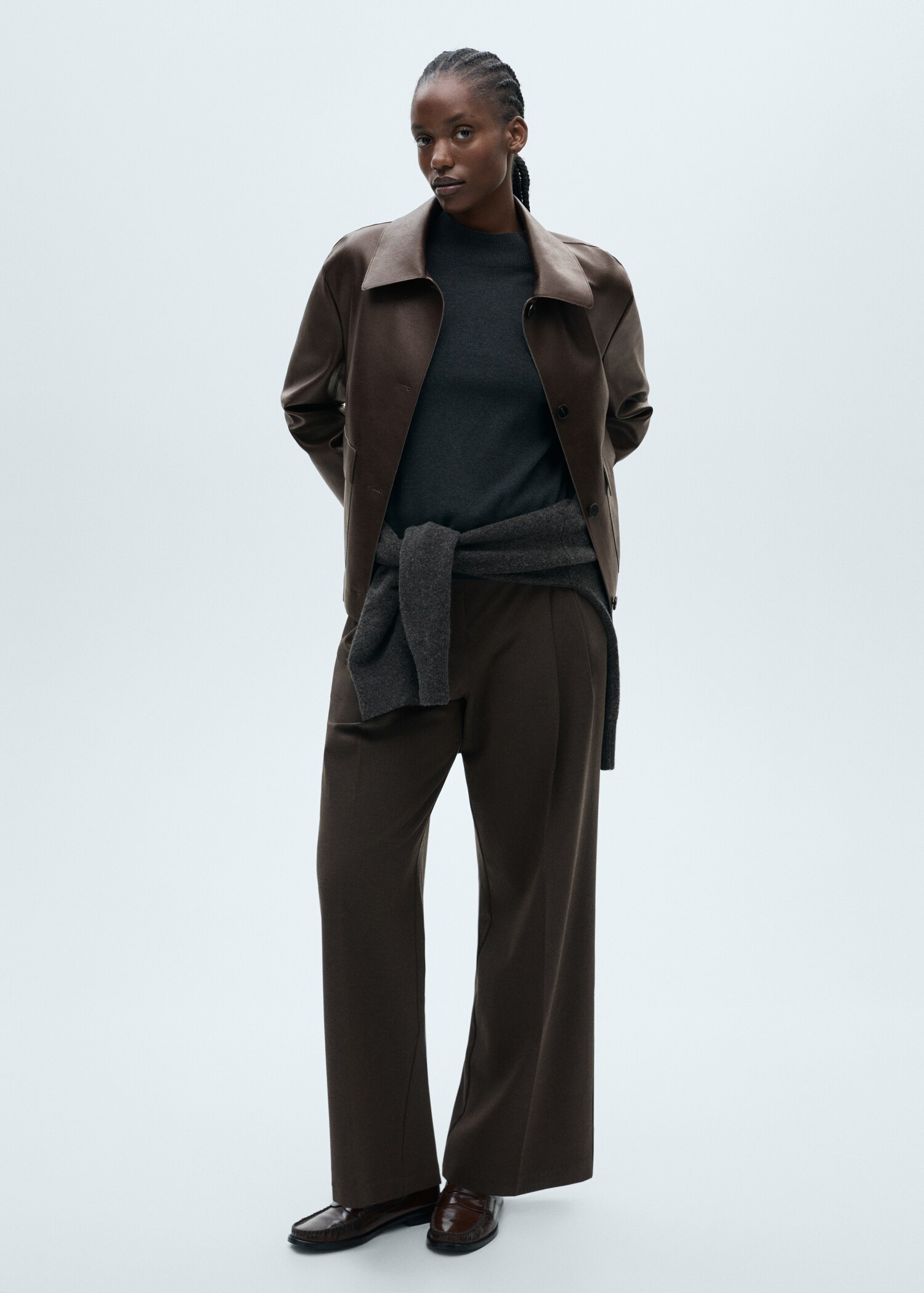 Veste simili-cuir poches - Détail de l'article 3