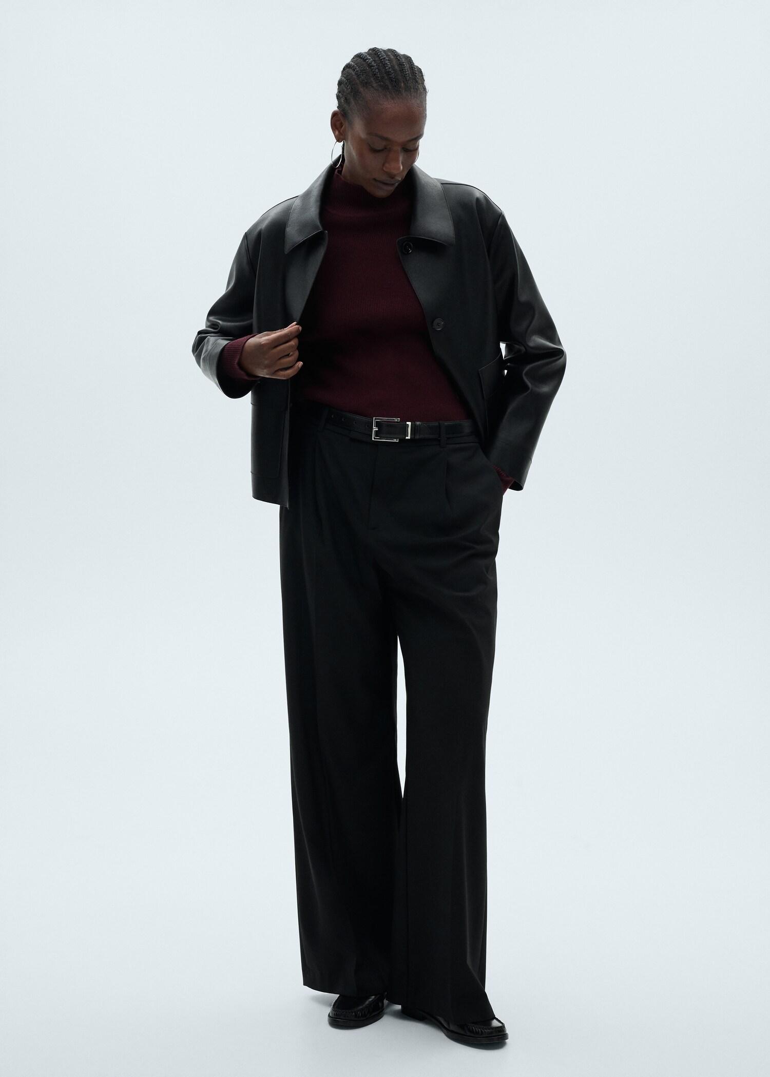Jacke mit Leder-Effekt und Taschen - Detail des Artikels 3