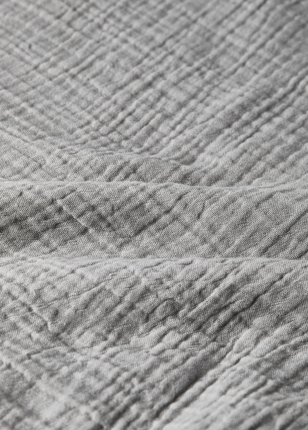 Chiffon cotton duvet cover with contrast piping for cot