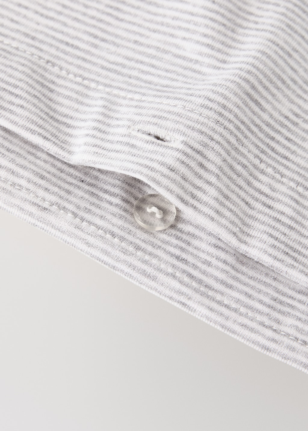 Cotton striped children’s duvet cover for 90cm bed