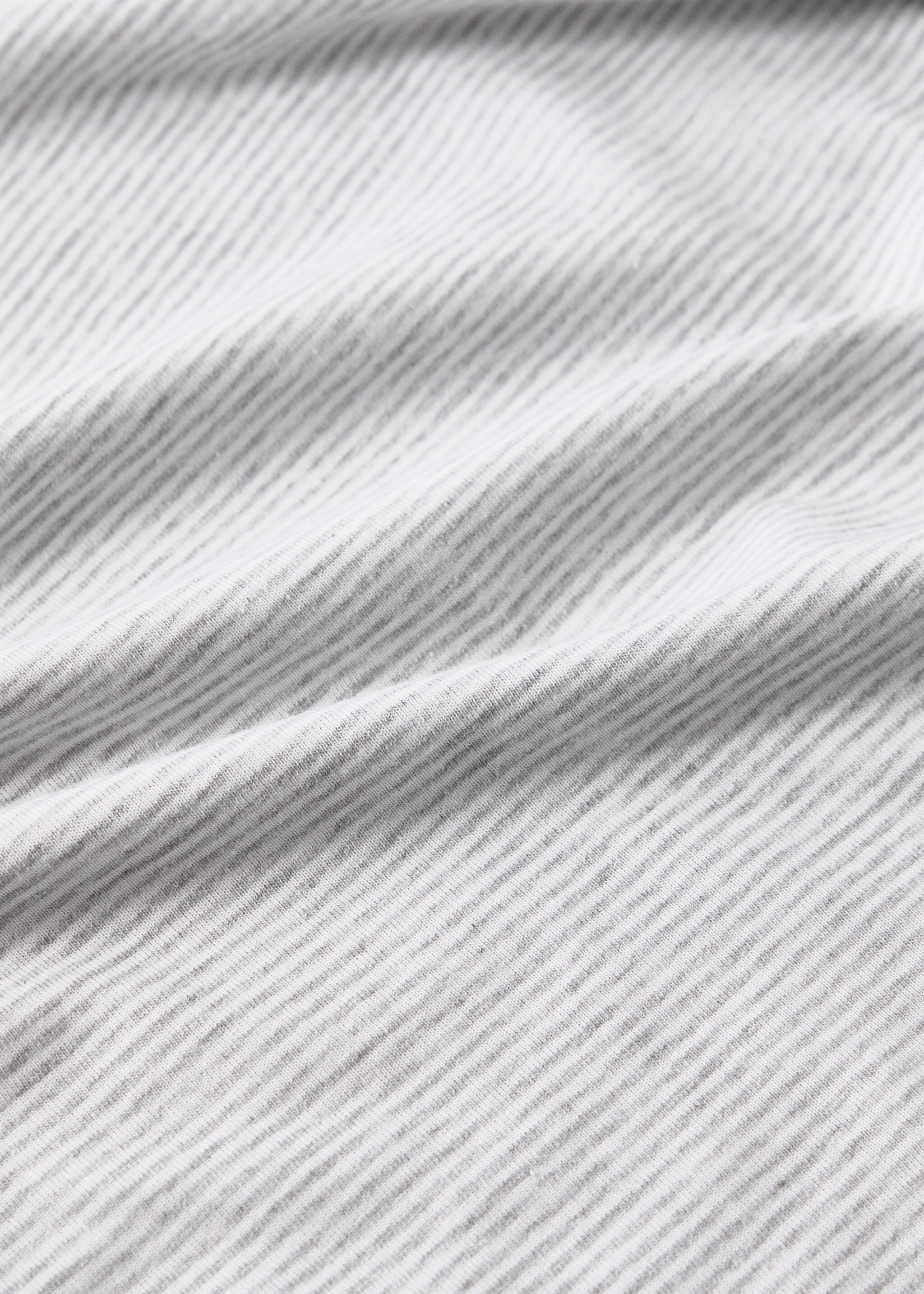 Cotton striped fitted sheet for cot - Details of the article 2