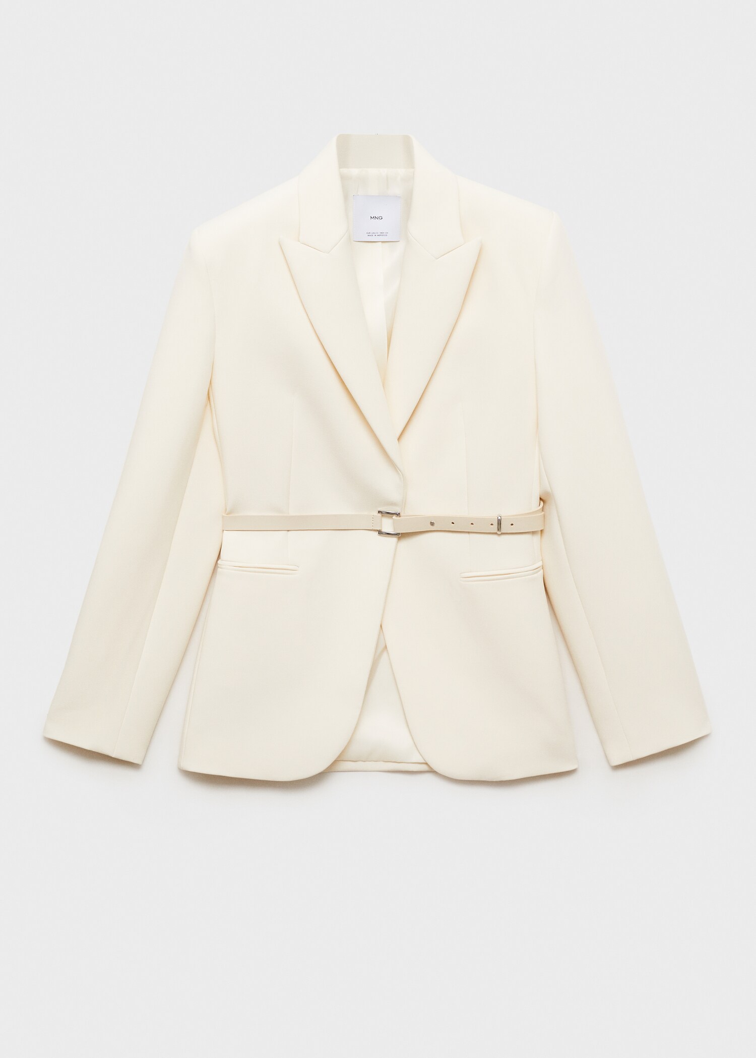 Structured blazer with belt - Article without model