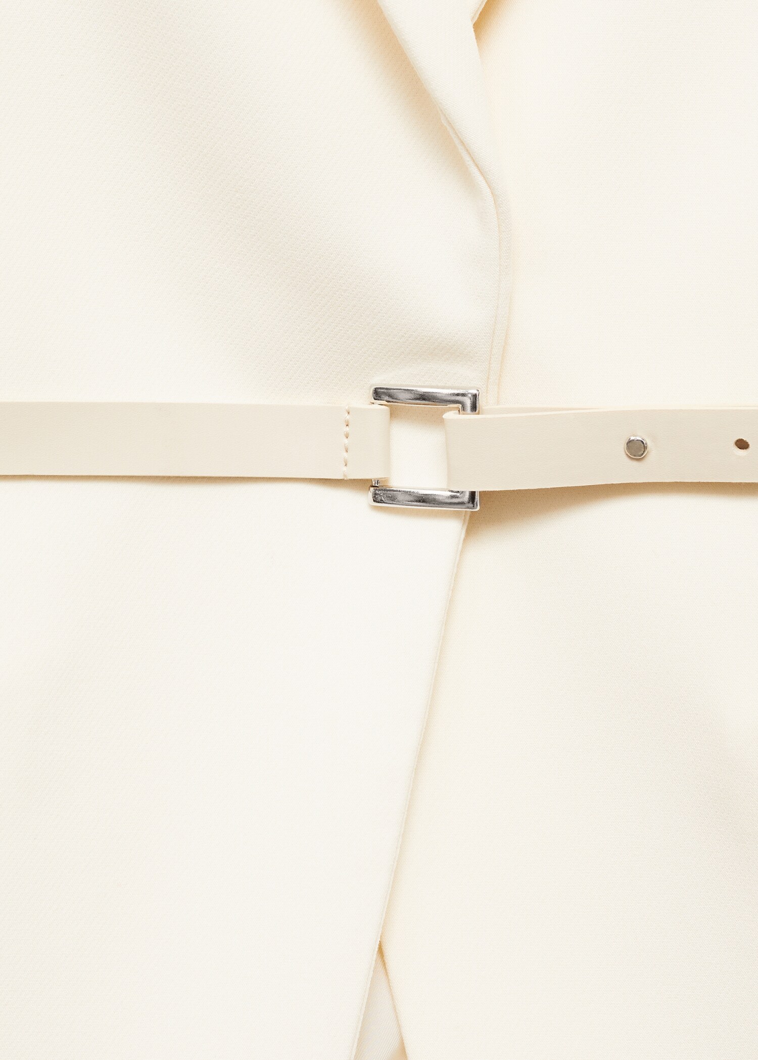 Structured blazer with belt - Details of the article 8