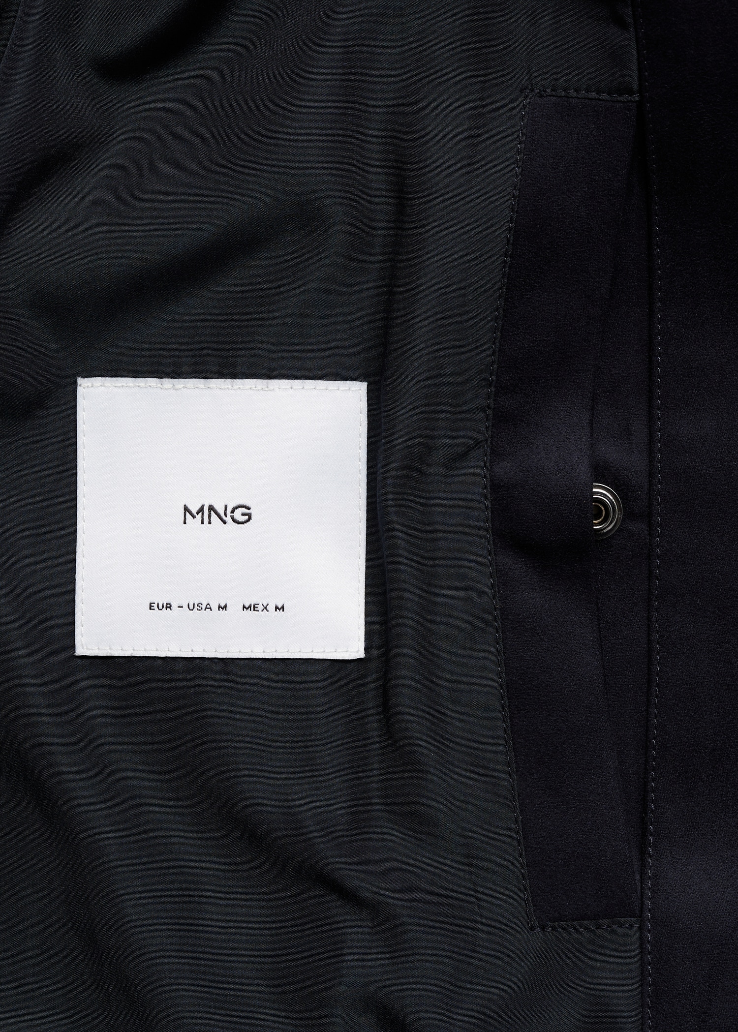 Suede-effect bomber jacket - Details of the article 0