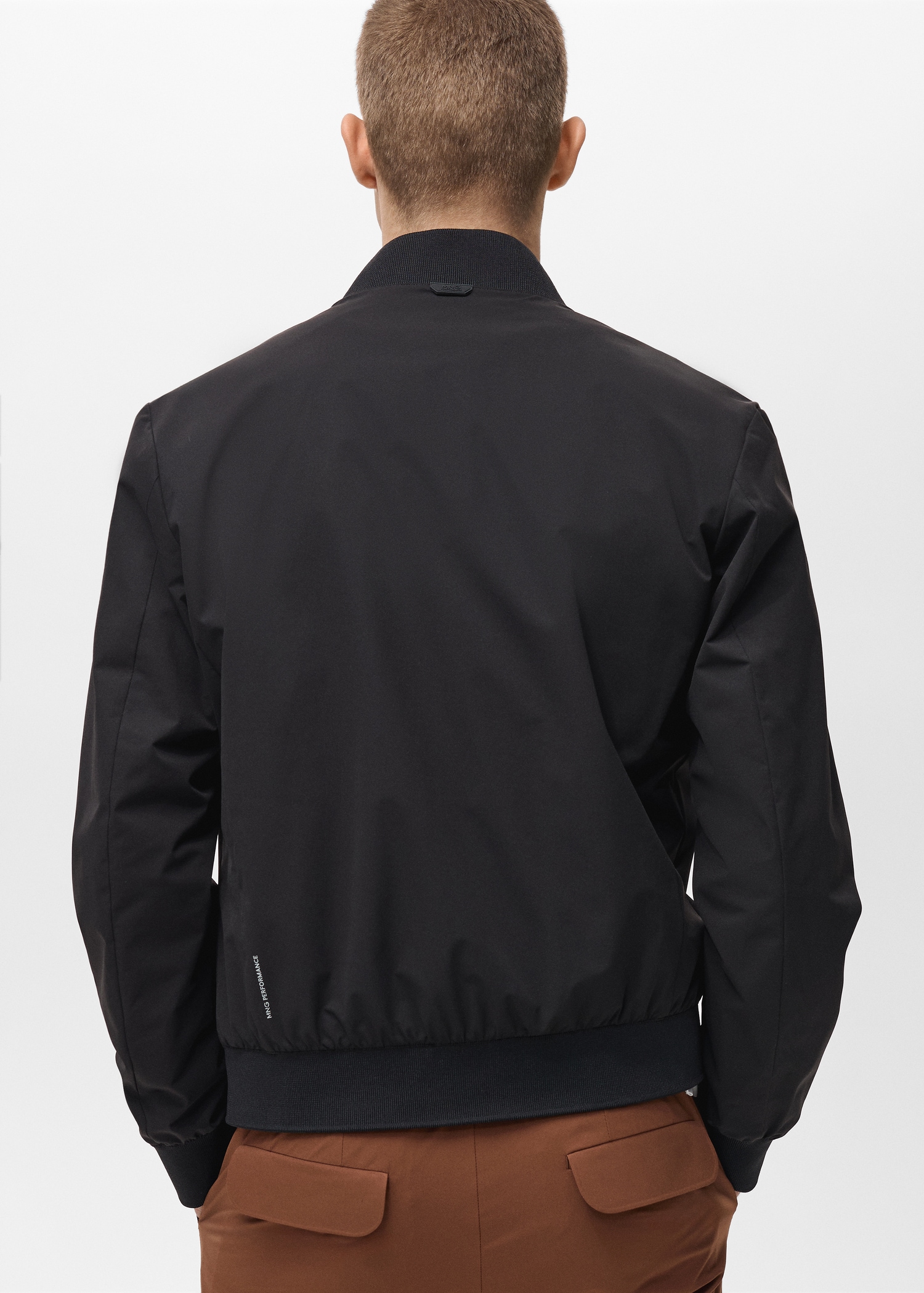 Waterproof bomber with COOLMAX® technology - Reverse of the article