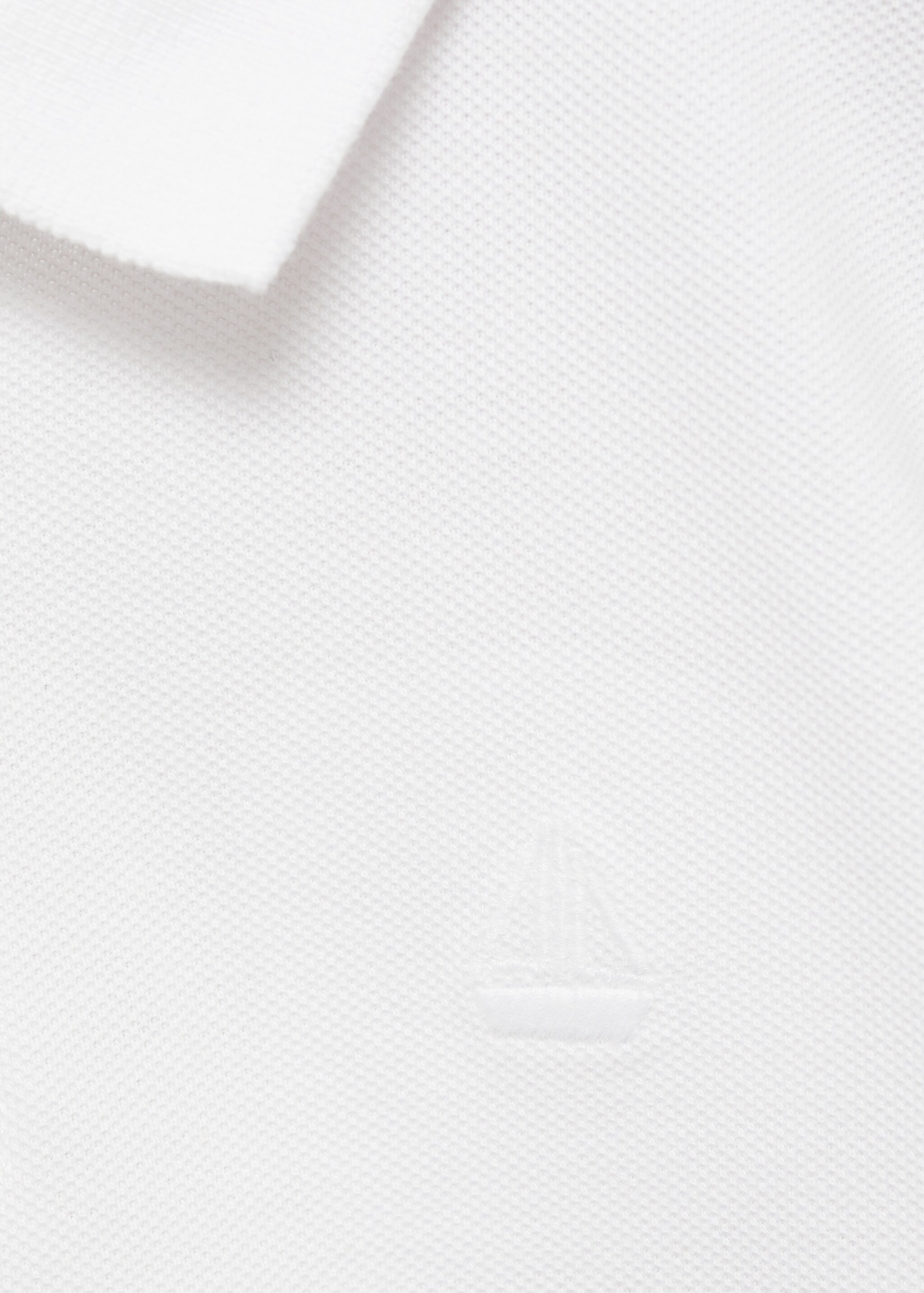 Short-sleeve knitted polo shirt - Details of the article 0