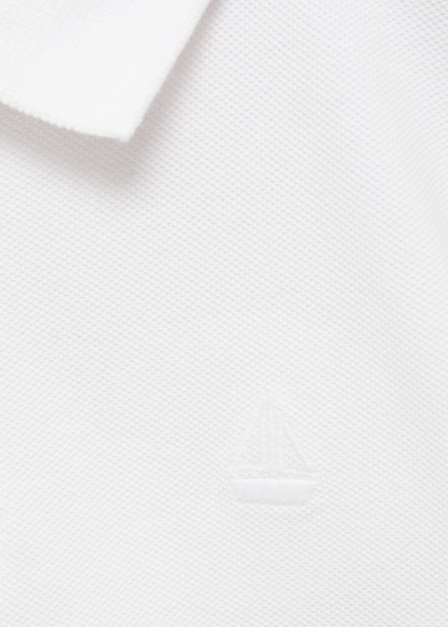 Short-sleeve knitted polo shirt - Details of the article 0
