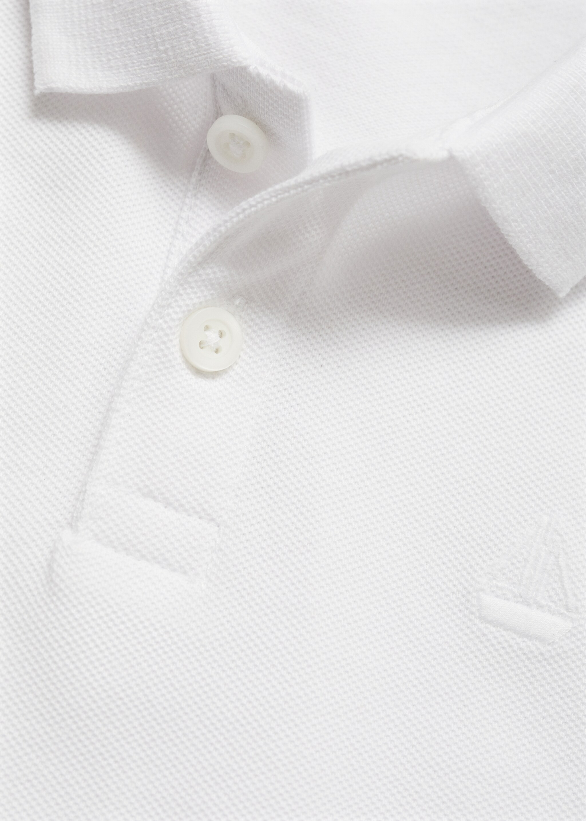 Short-sleeve knitted polo shirt - Details of the article 8