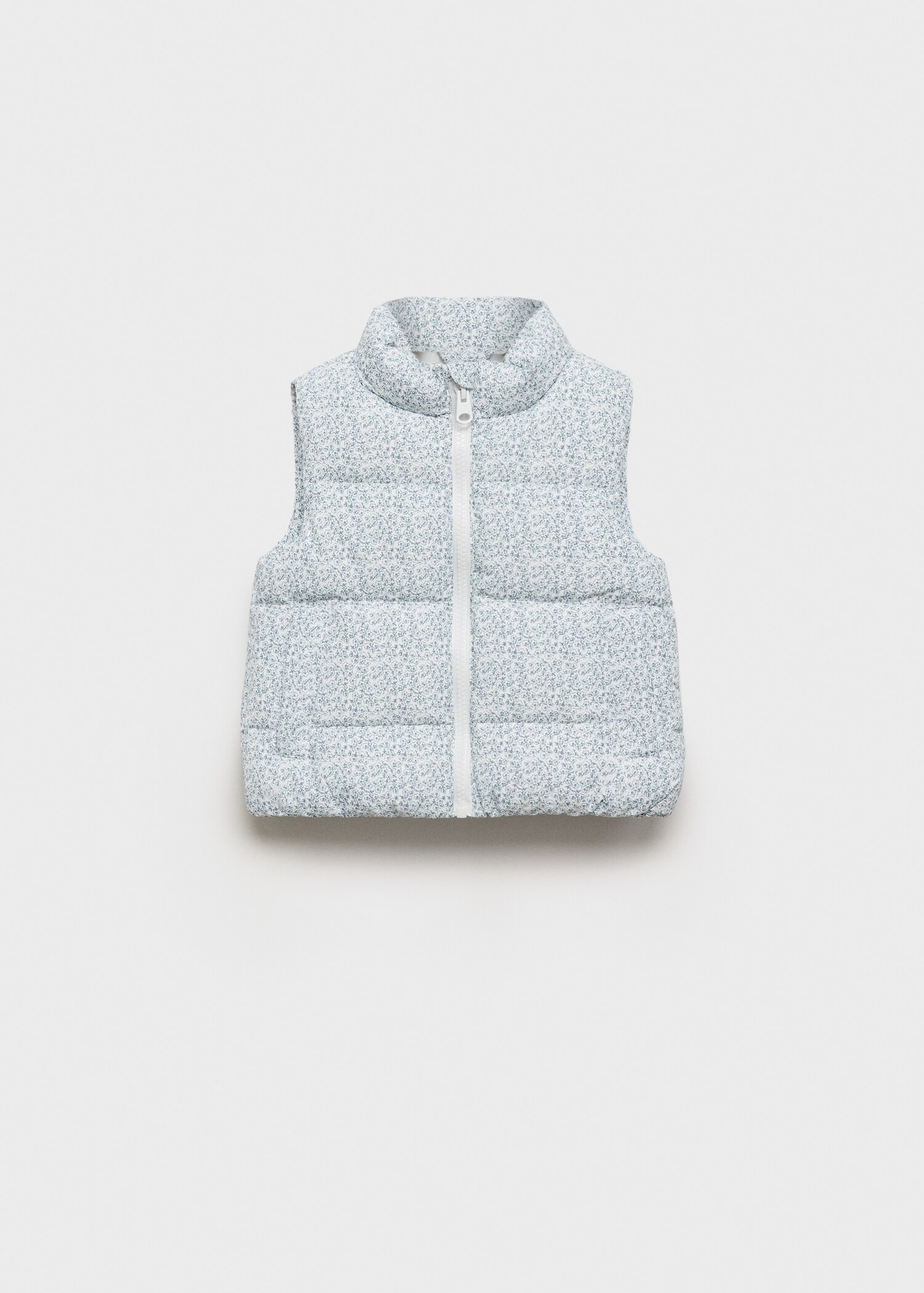 Printed quilted gilet - Article without model