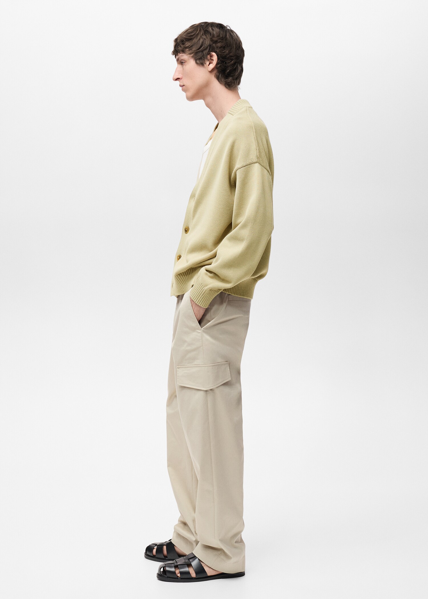 Брюки relaxed fit с карманами - Деталь изделия 2
