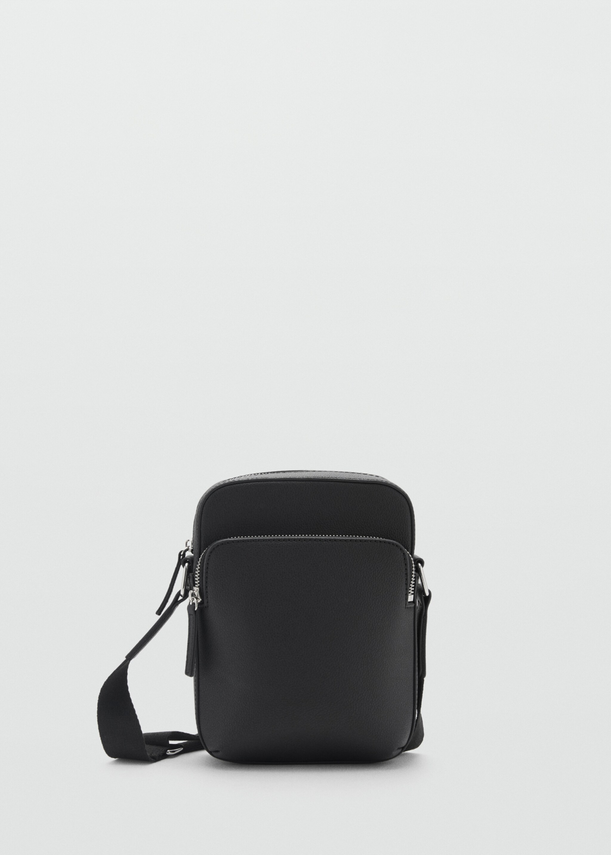 Patent leather-effect shoulder bag - Article without model