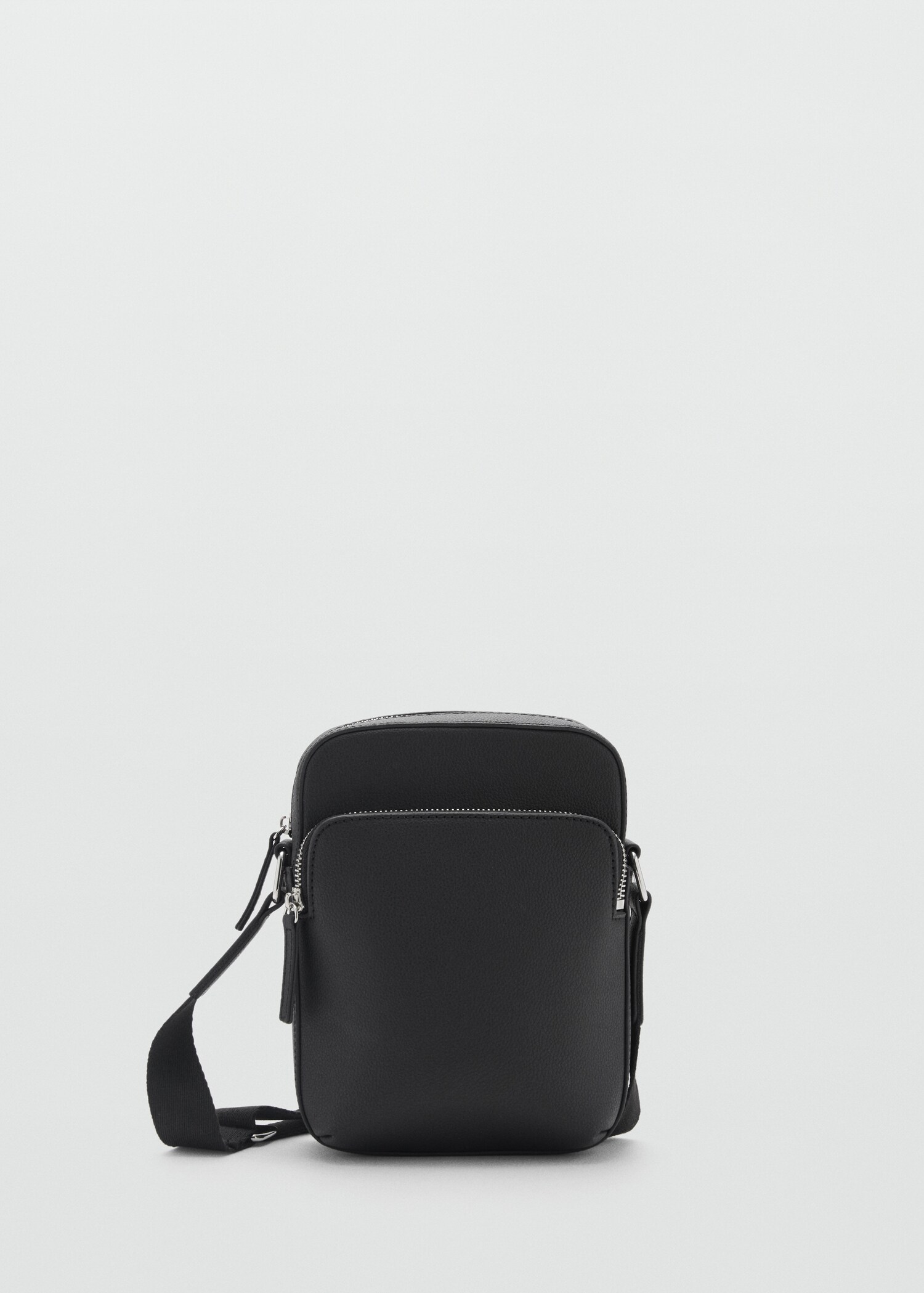 Patent leather-effect shoulder bag - Article without model