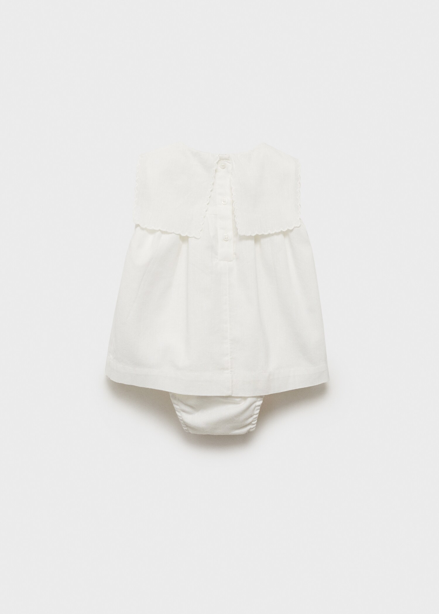 Cotton dress and nappy cover - Reverse of the article