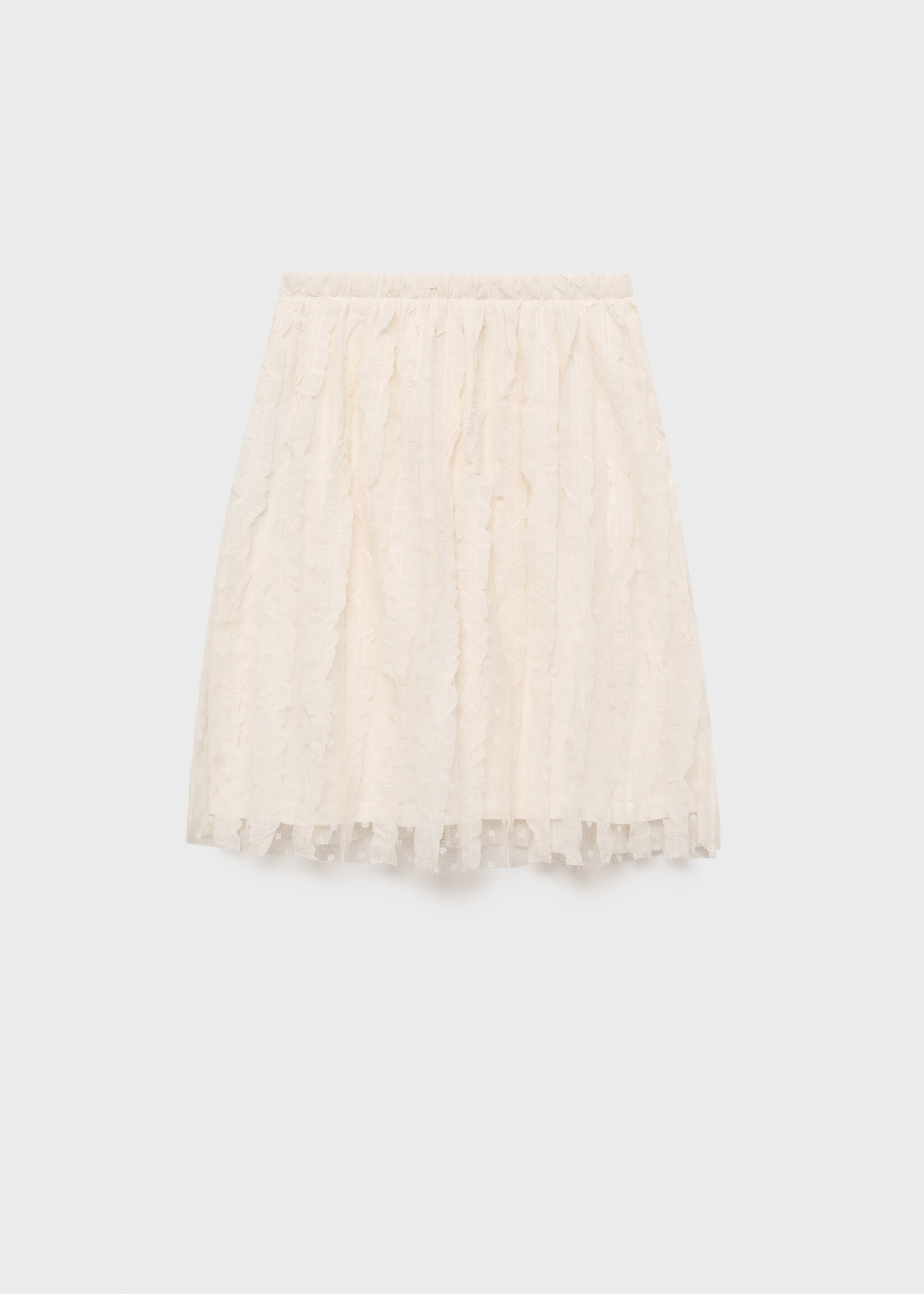 Jupe tulle à empiècements contrastants - Article sans modèle