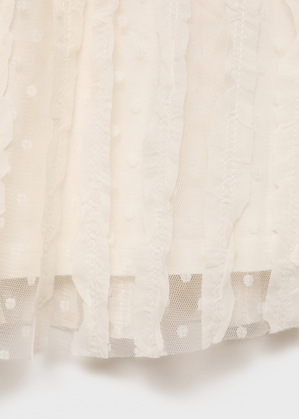 jupe tulle mango