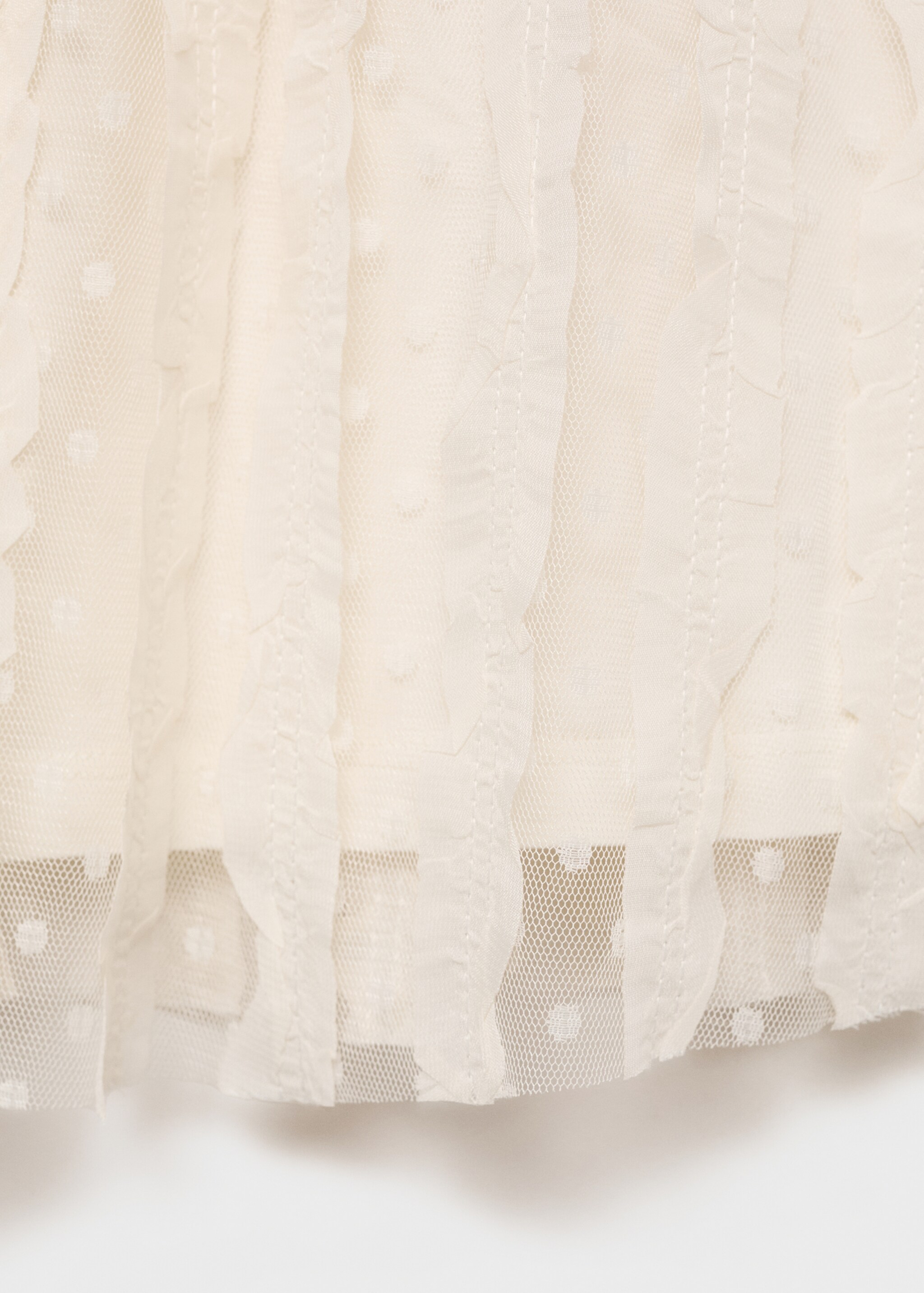 Jupe tulle à empiècements contrastants - Détail de l'article 0