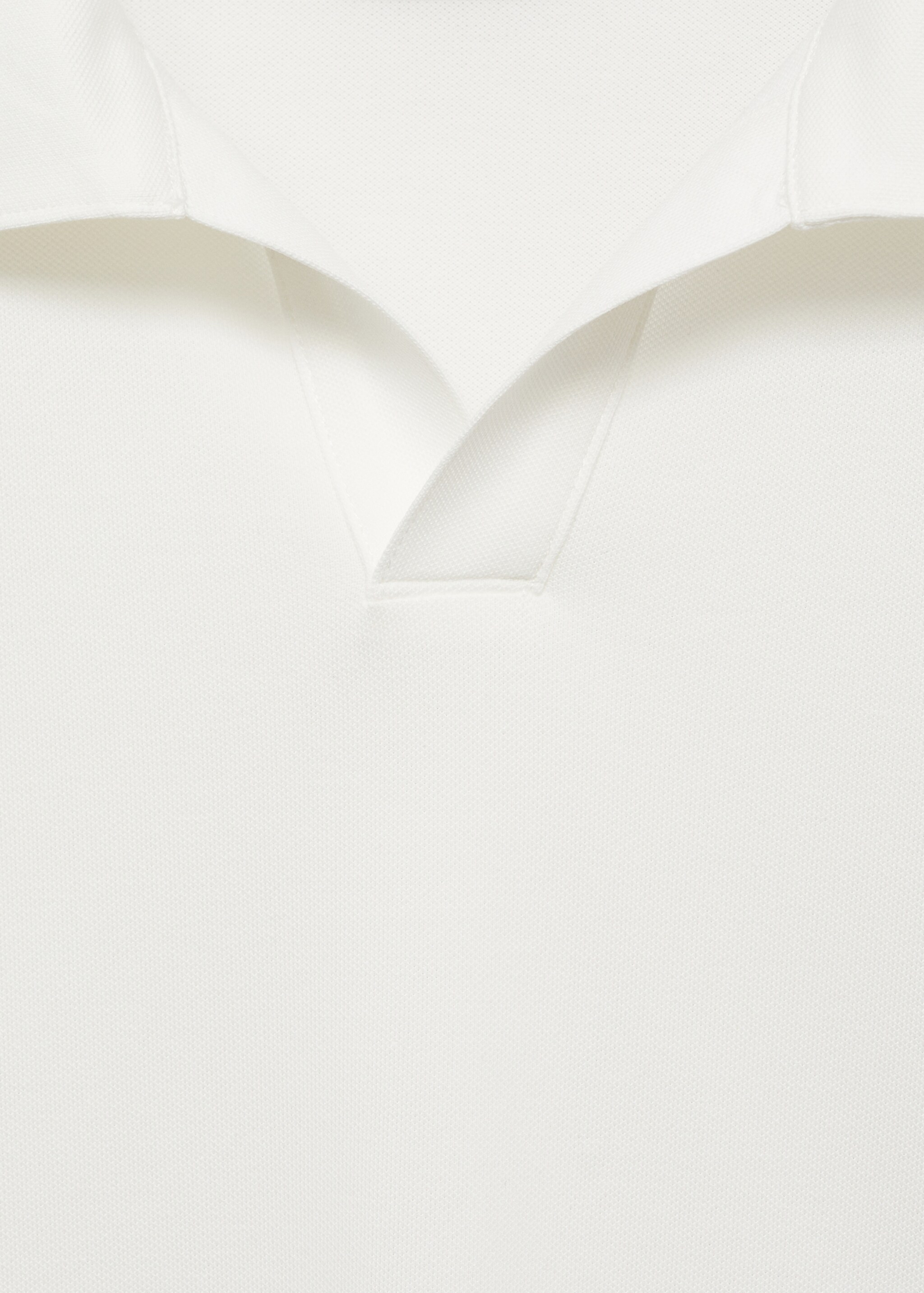 Slim-fit cotton-piqué polo shirt - Details of the article 8