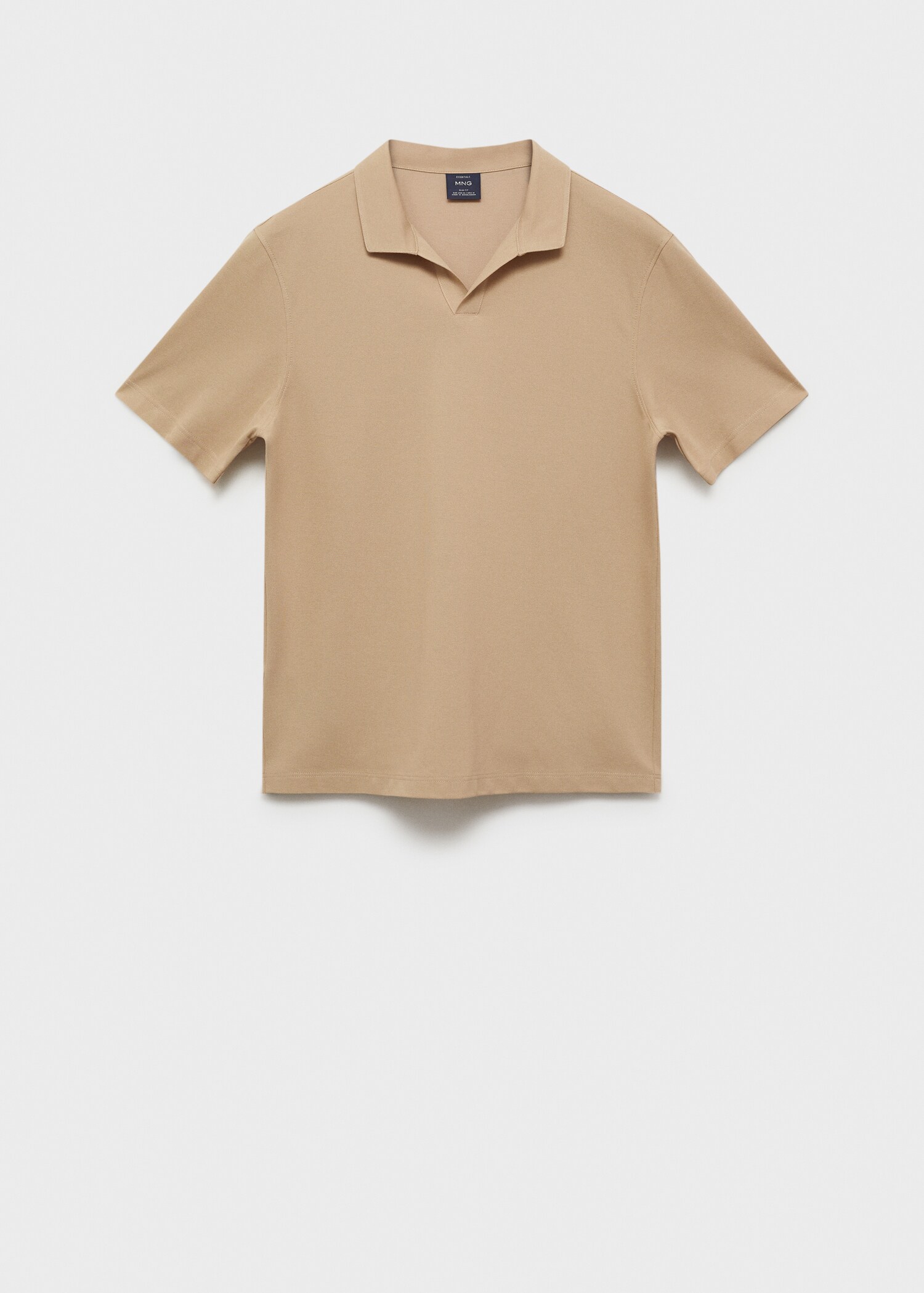 Slim-fit cotton-piqué polo shirt - Article without model