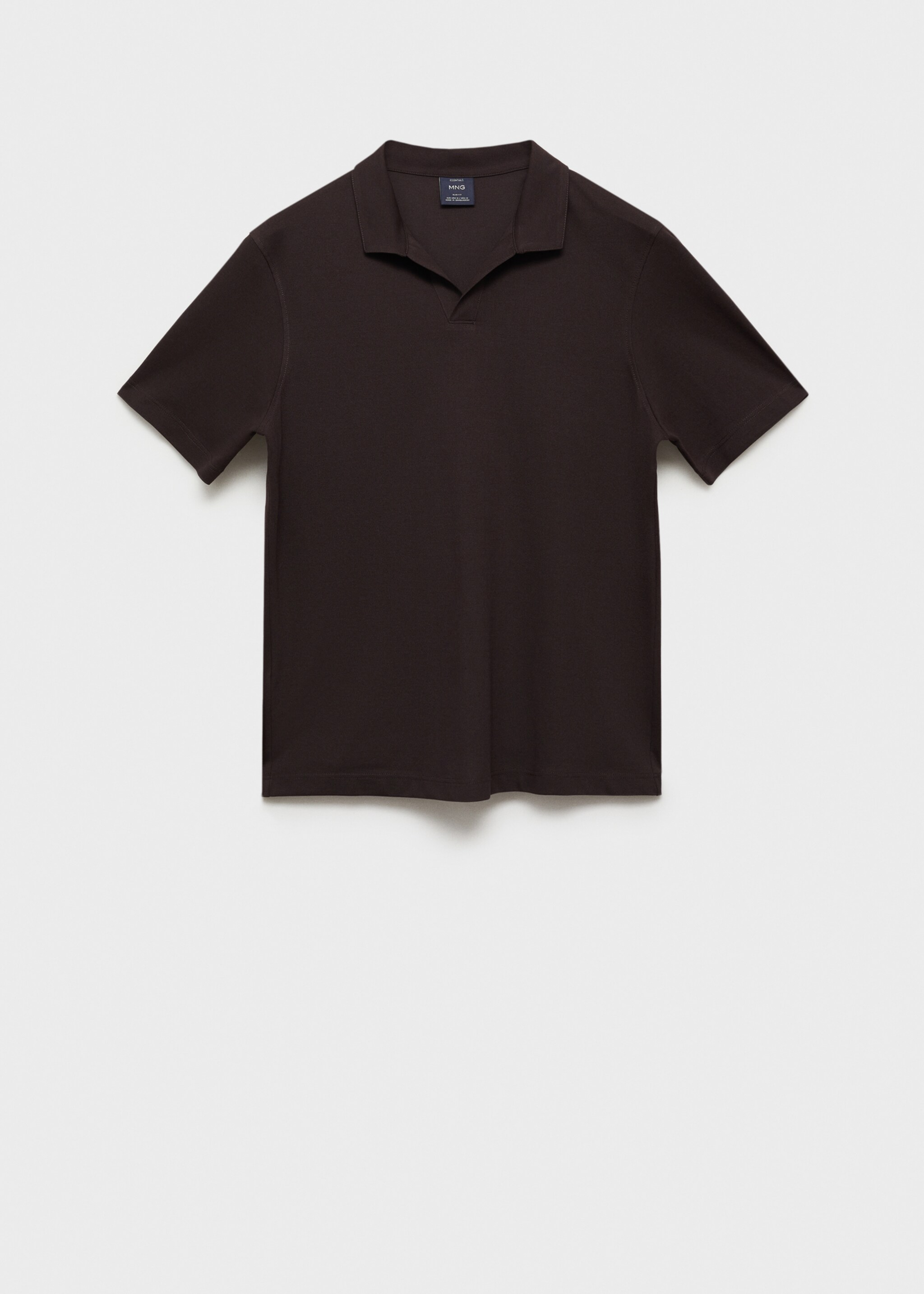 Slim fit pamuklu pike polo gömlek - Modelsiz ürün
