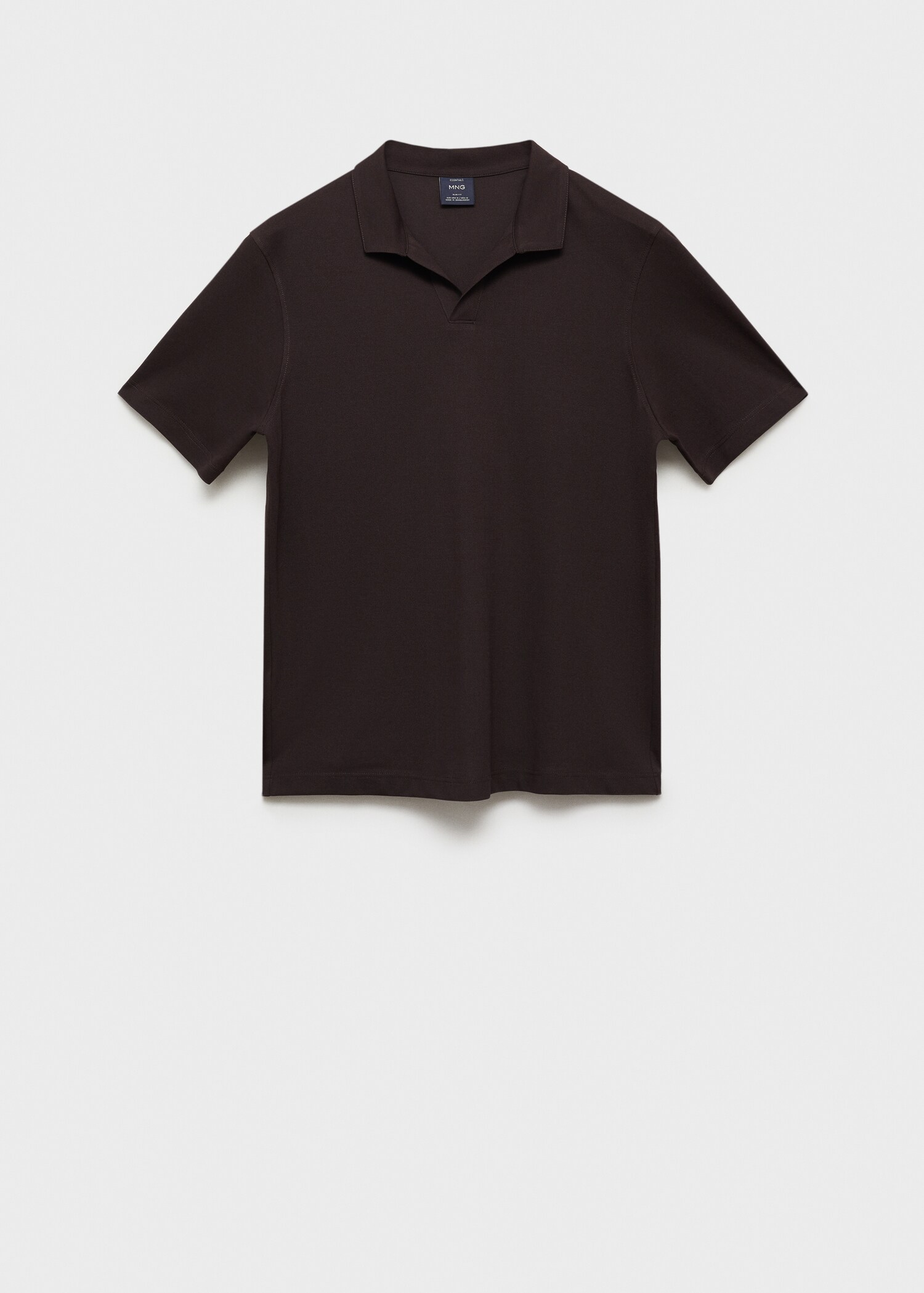Polo slim-fit piqué de coton - Article sans modèle