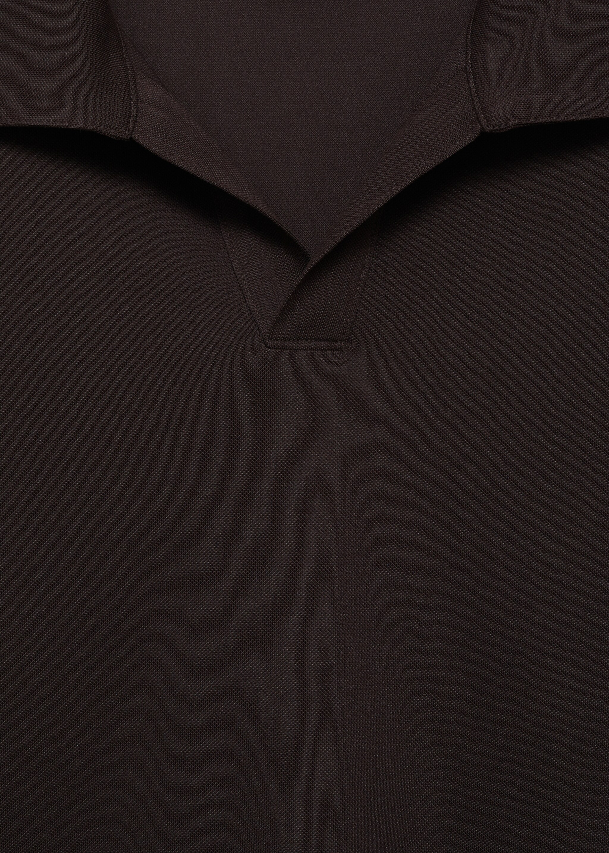Slim-fit cotton-piqué polo shirt - Details of the article 8