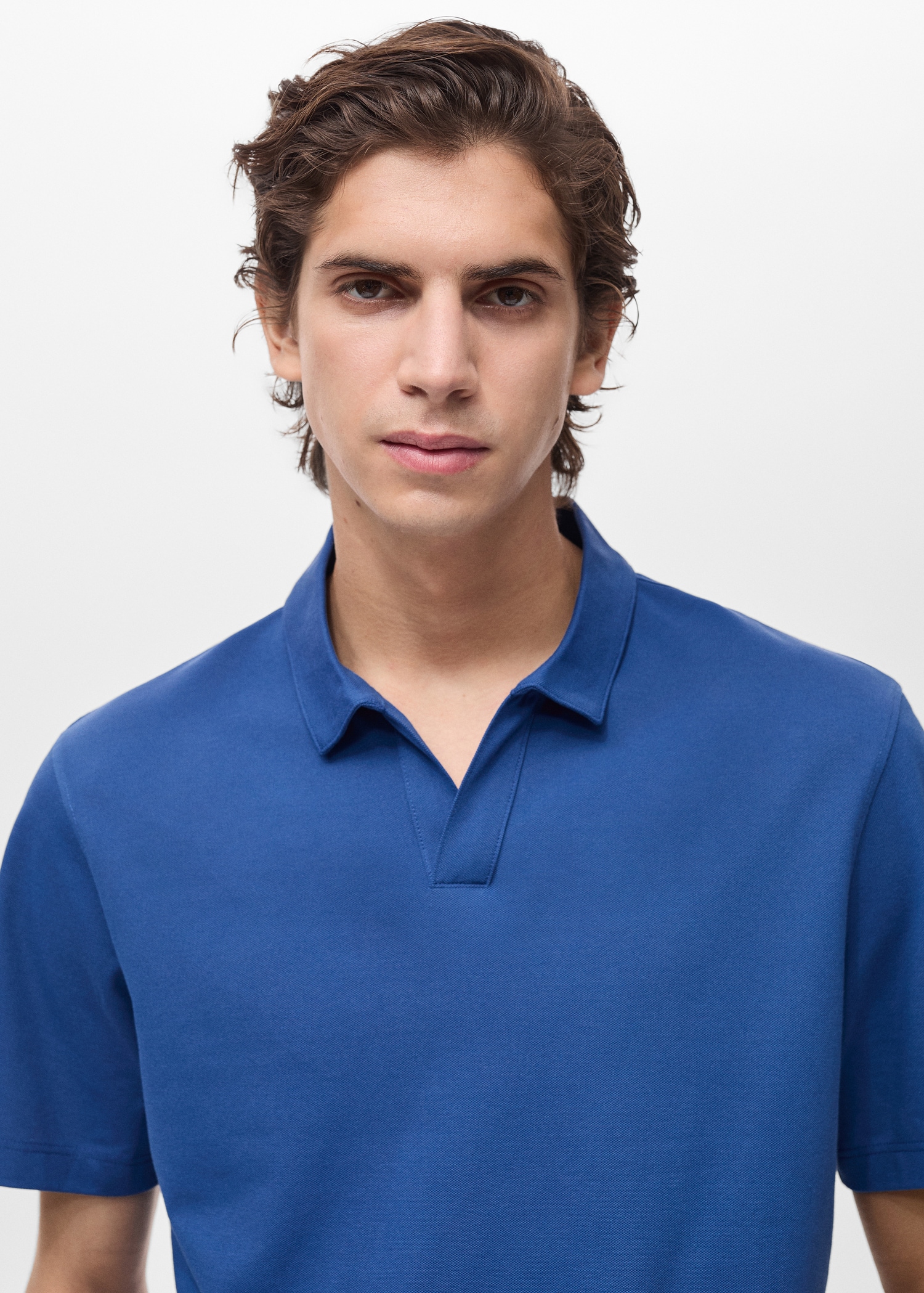 Polo slim-fit piqué de coton - Détail de l'article 1