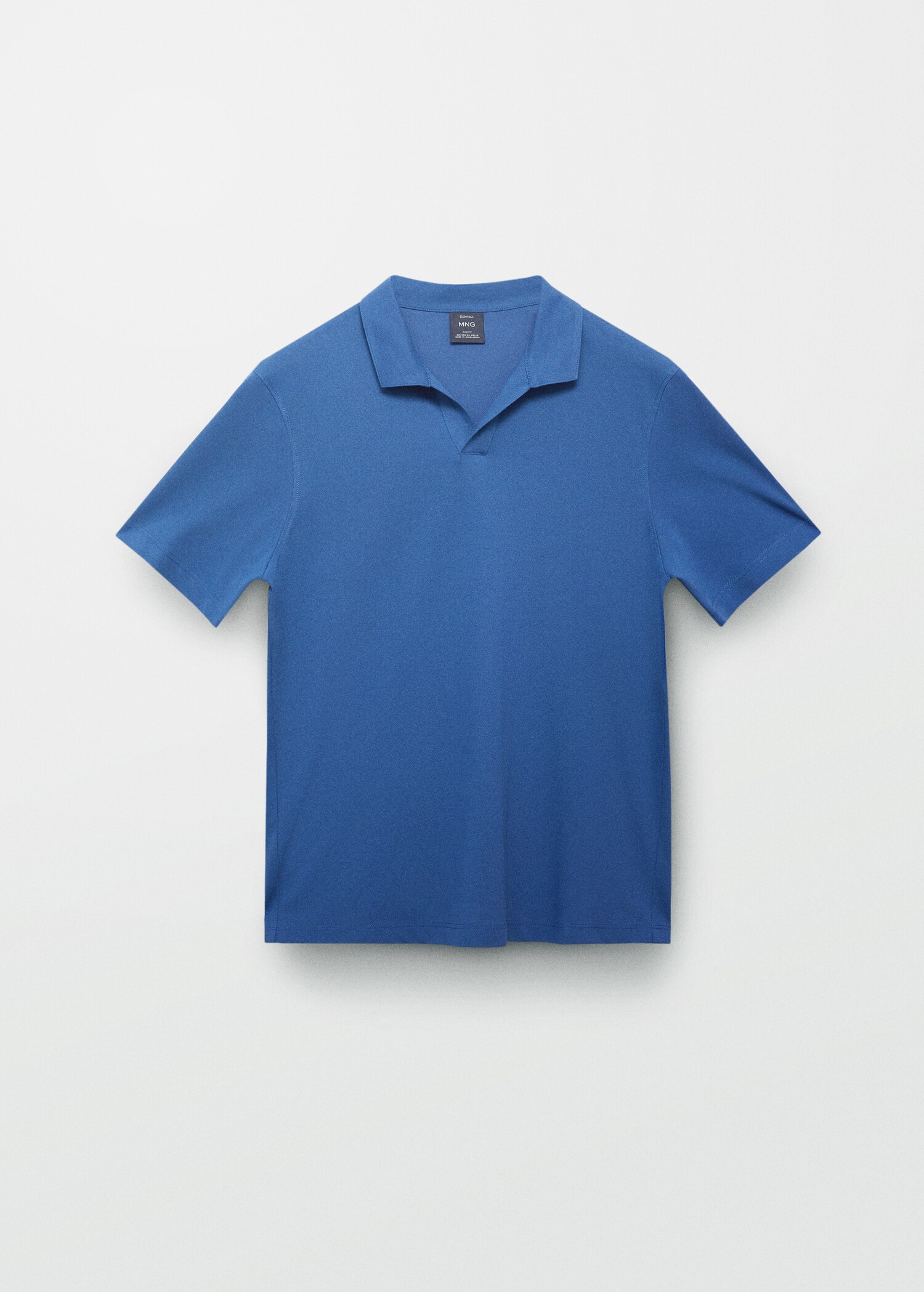 Slim-fit cotton-piqué polo shirt - Details of the article 5