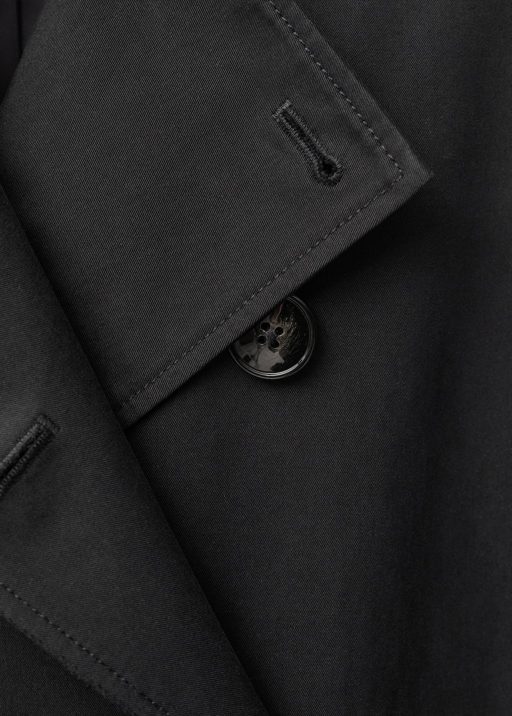 Mango Double-breasted cotton trench coat thumbnail
