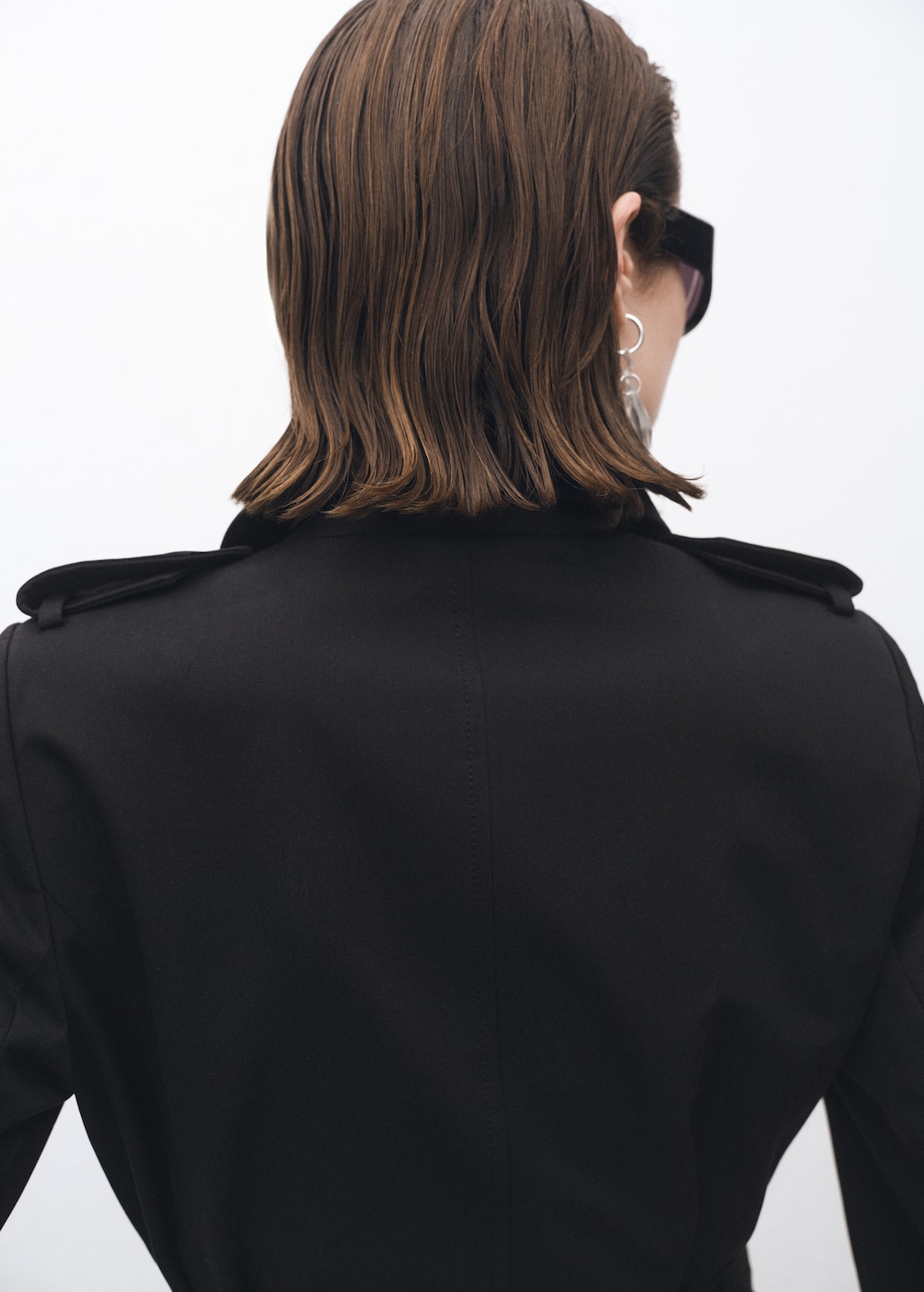 Mango Double-breasted cotton trench coat thumbnail