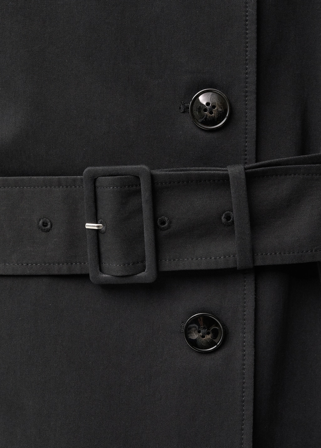 Mango Double-breasted cotton trench coat thumbnail