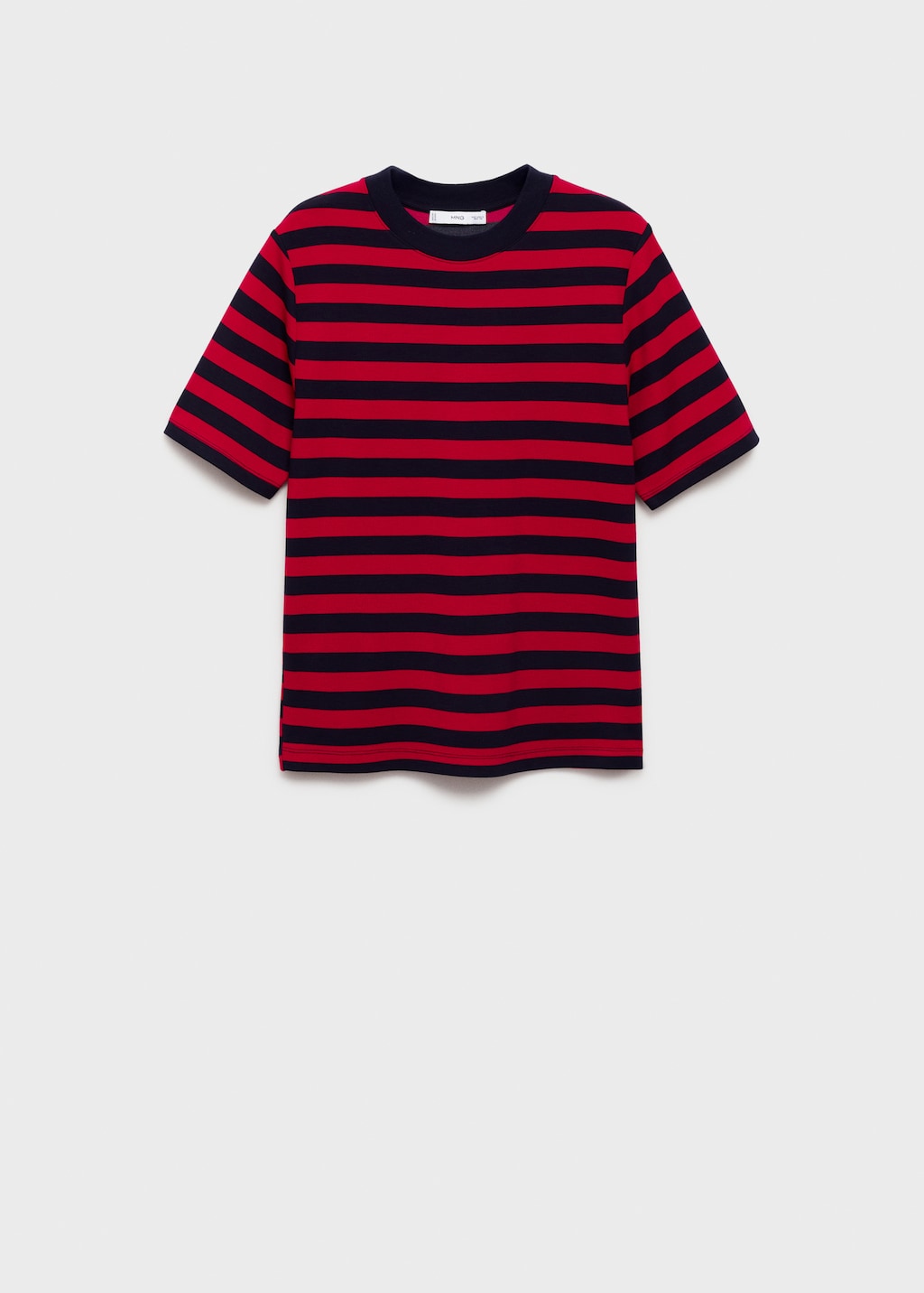 Striped short-sleeved t-shirt - Women | MANGO USA Striped short-sleeved t-shirt - Women | MANGO USA