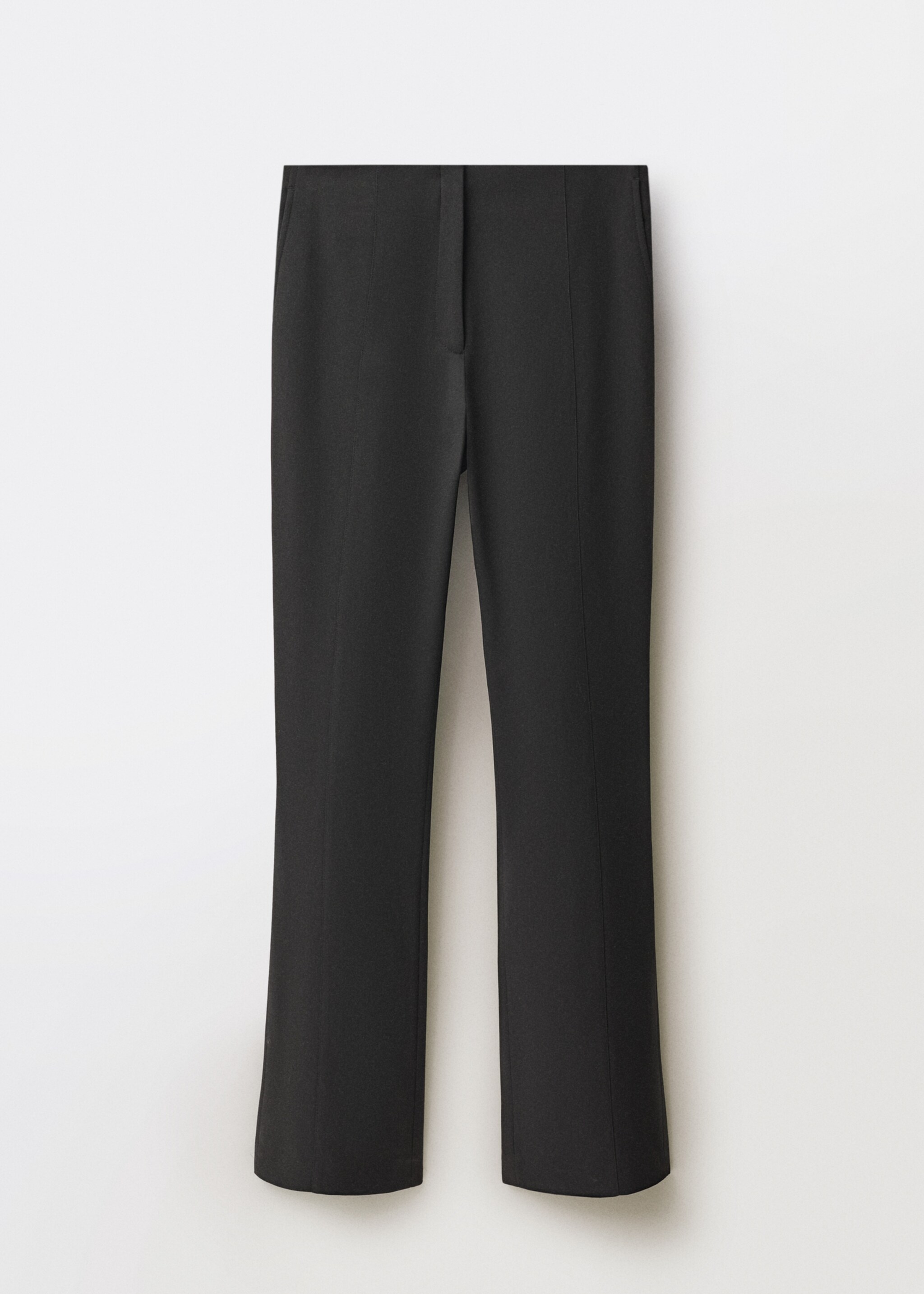 Flared suit trousers with openings - Article without model