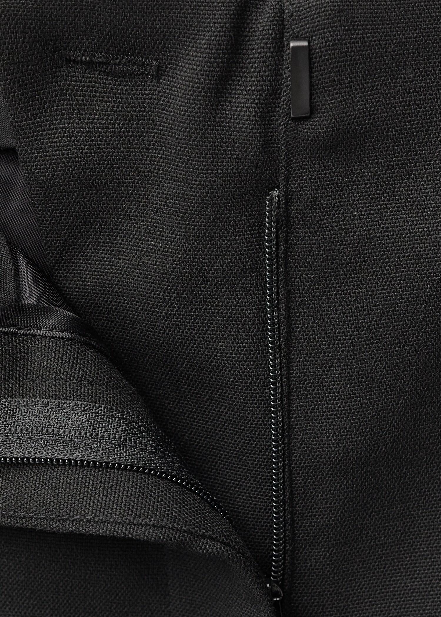 Flared suit trousers with openings - Details of the article 0