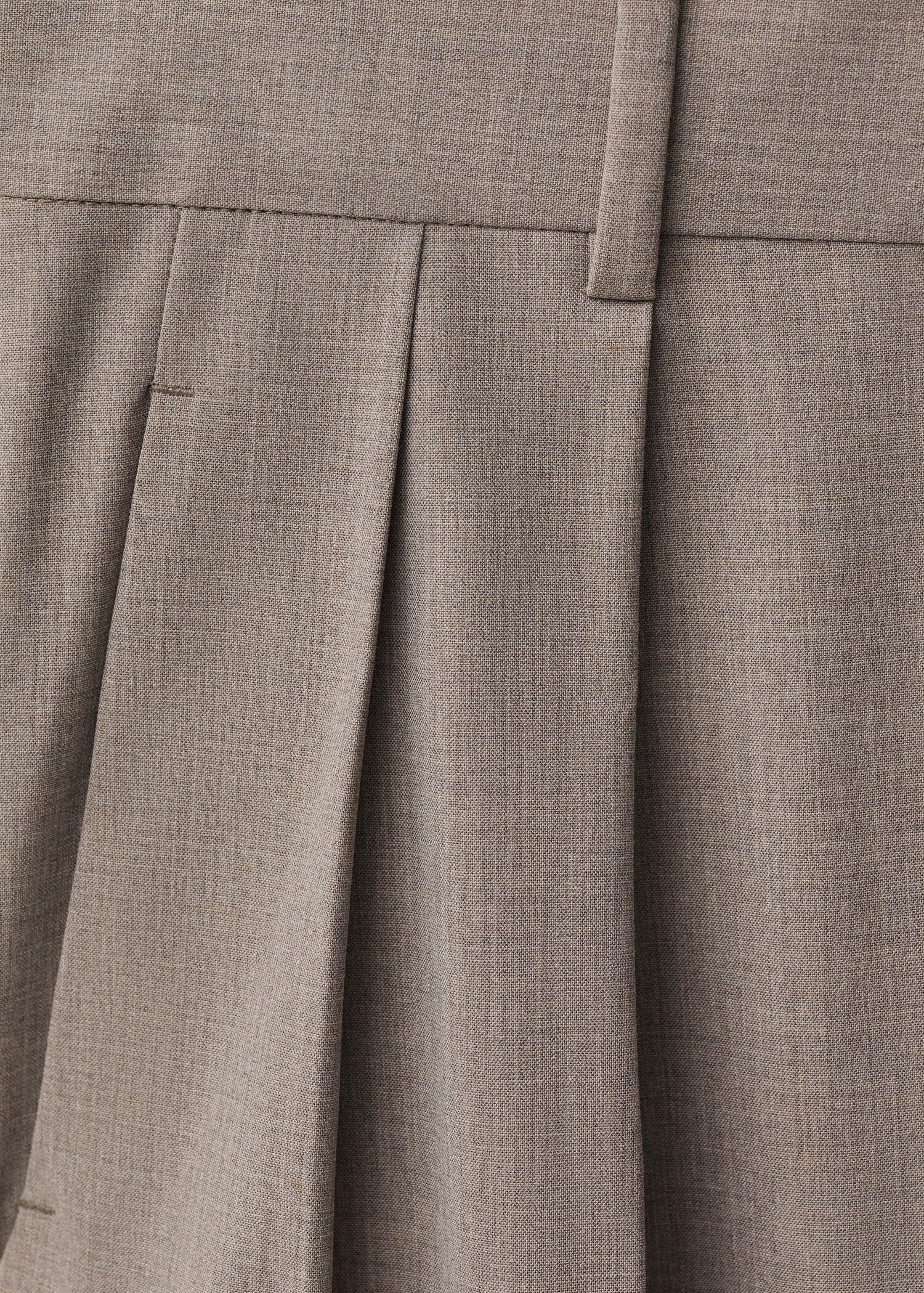 Wide-leg wool-blend suit pants - Details of the article 8