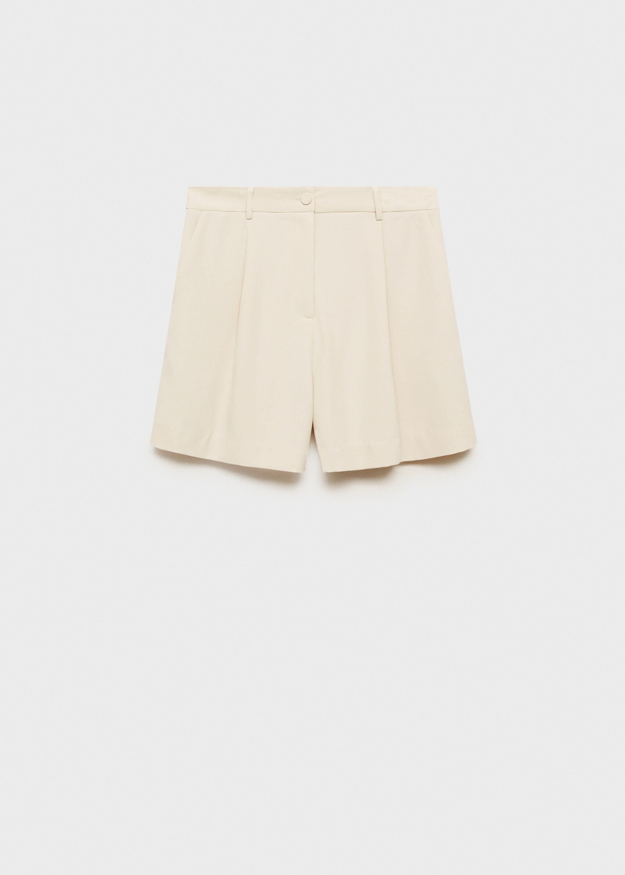 High-waisted suit shorts - Article without model
