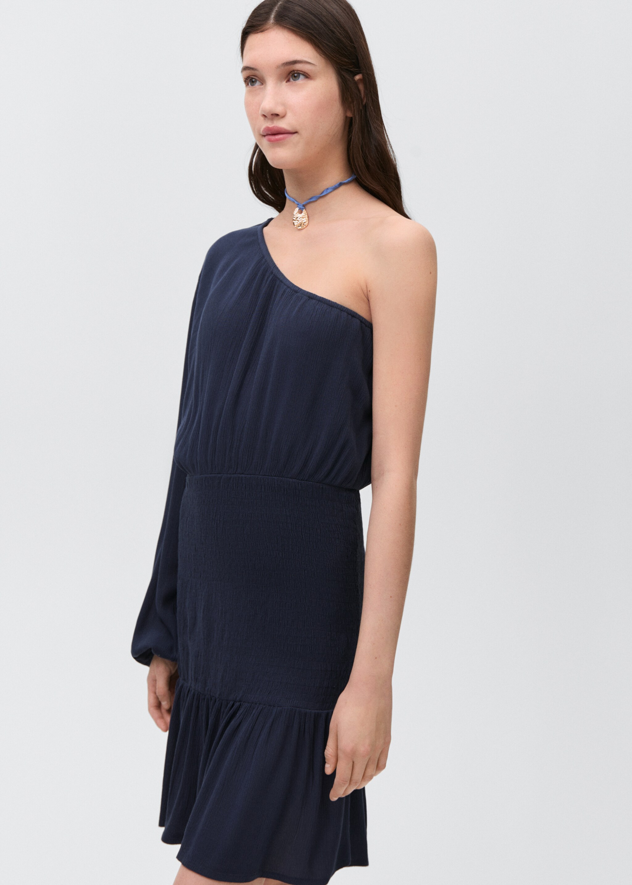 Asymmetrical pleated dress - Details of the article 2