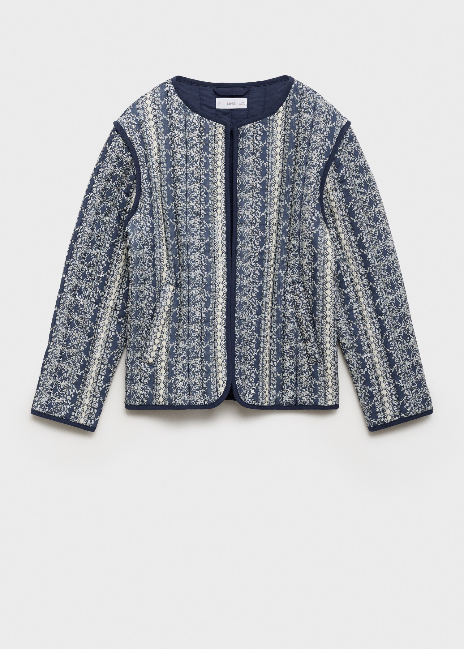 Printed quilted jacket - Article without model