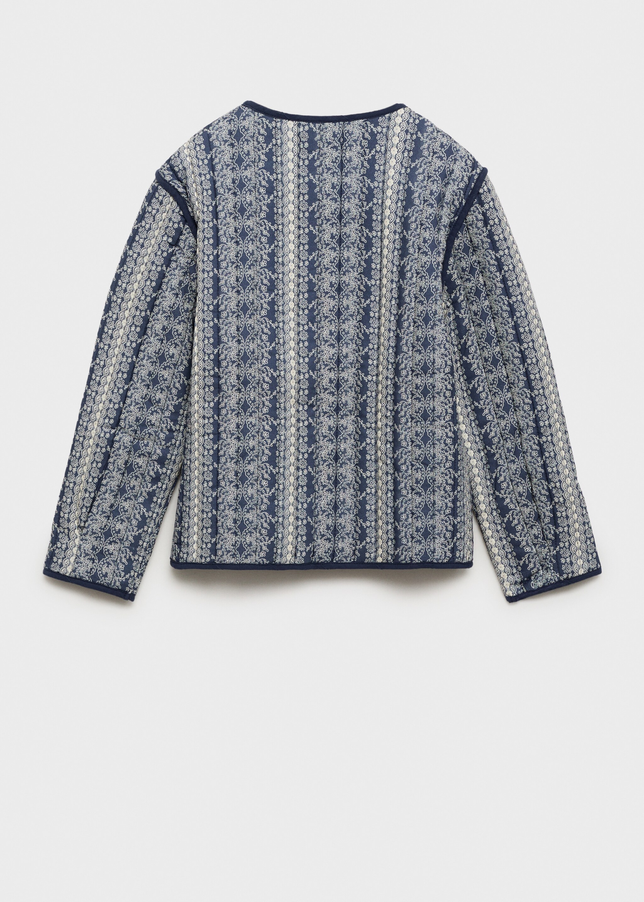 Chaqueta acolchada estampada - Reverso del artículo