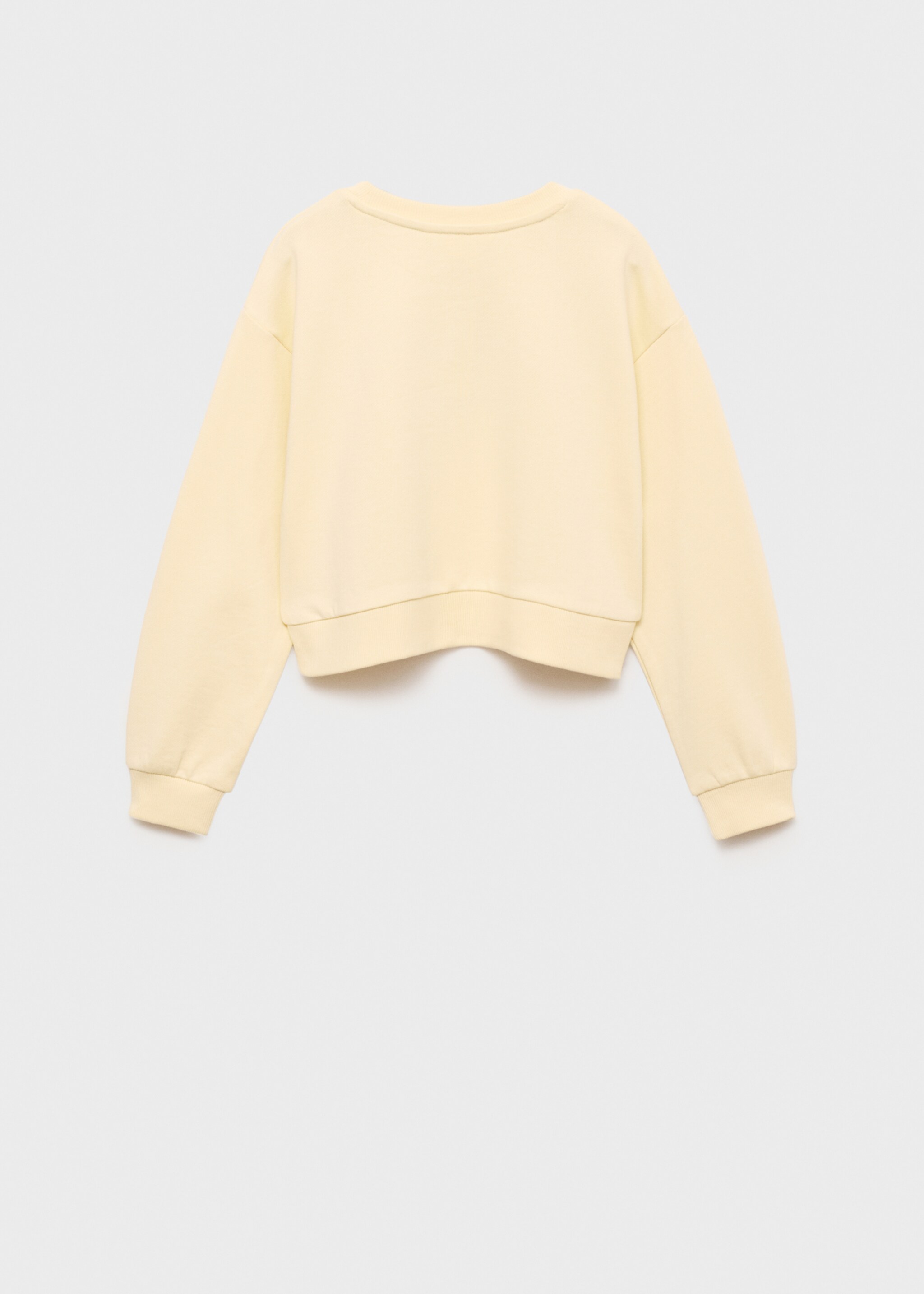 Sweater coton message - Verso de l’article