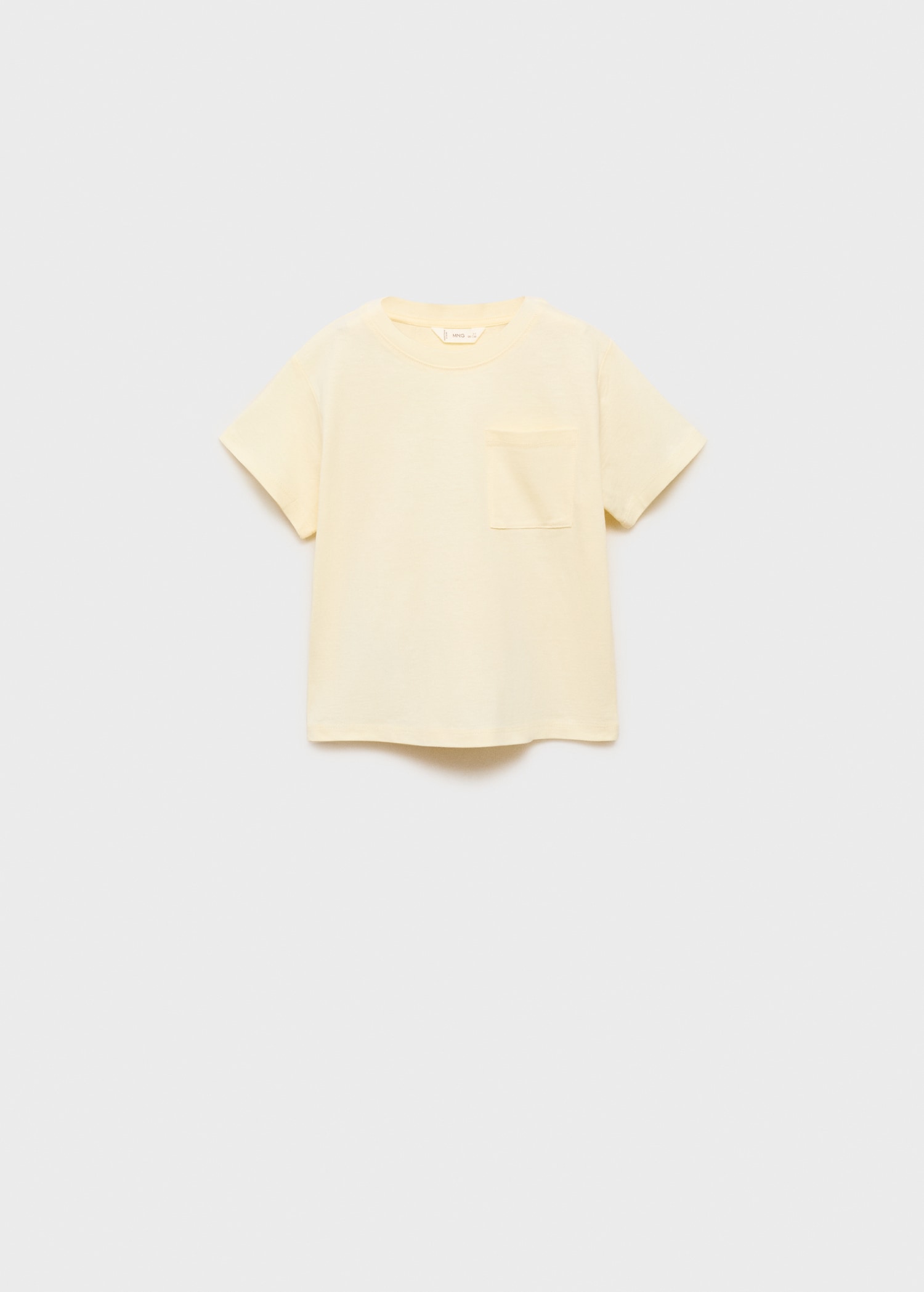 Pocket cotton T-shirt - Article without model