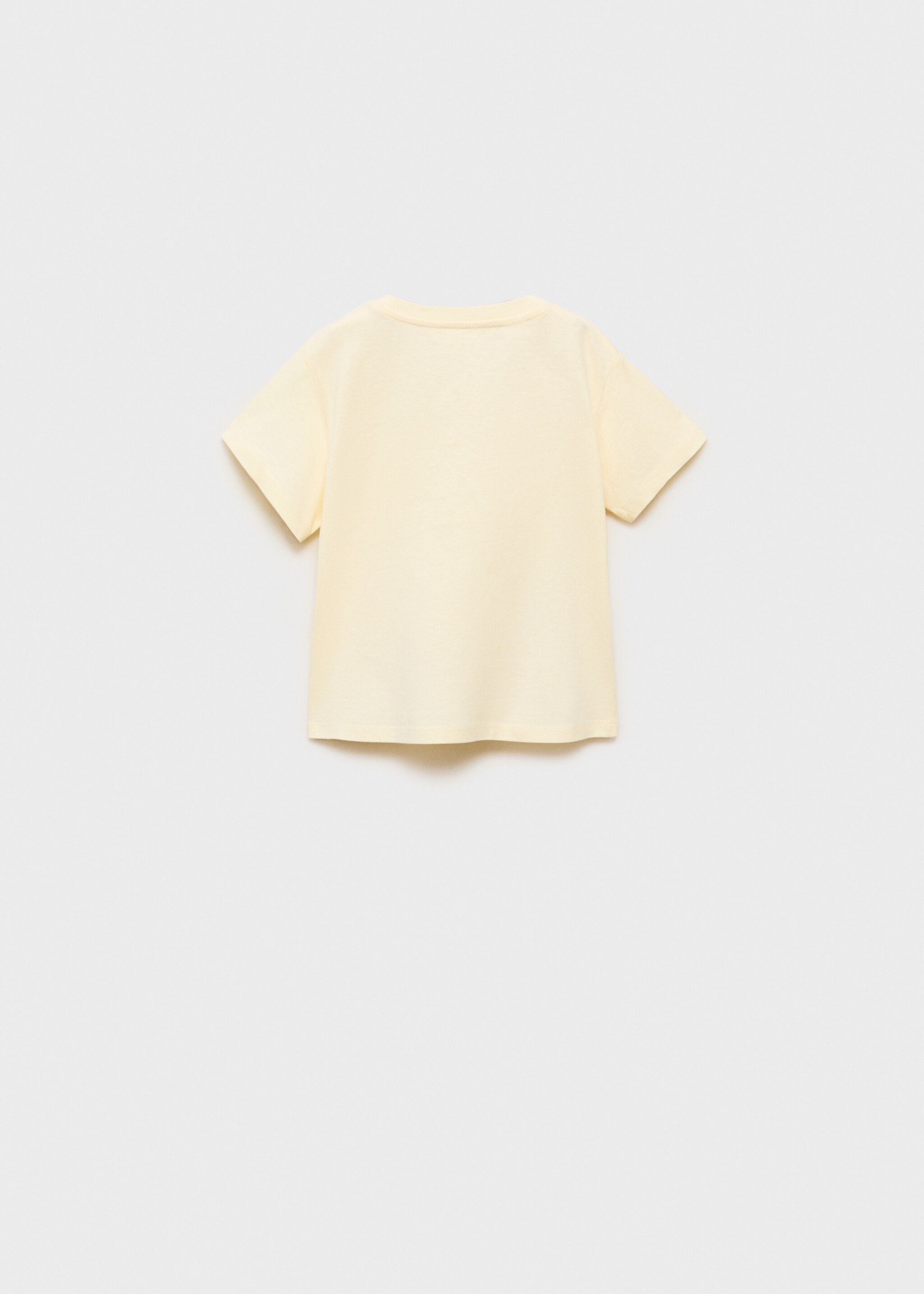 Pocket cotton T-shirt - Reverse of the article