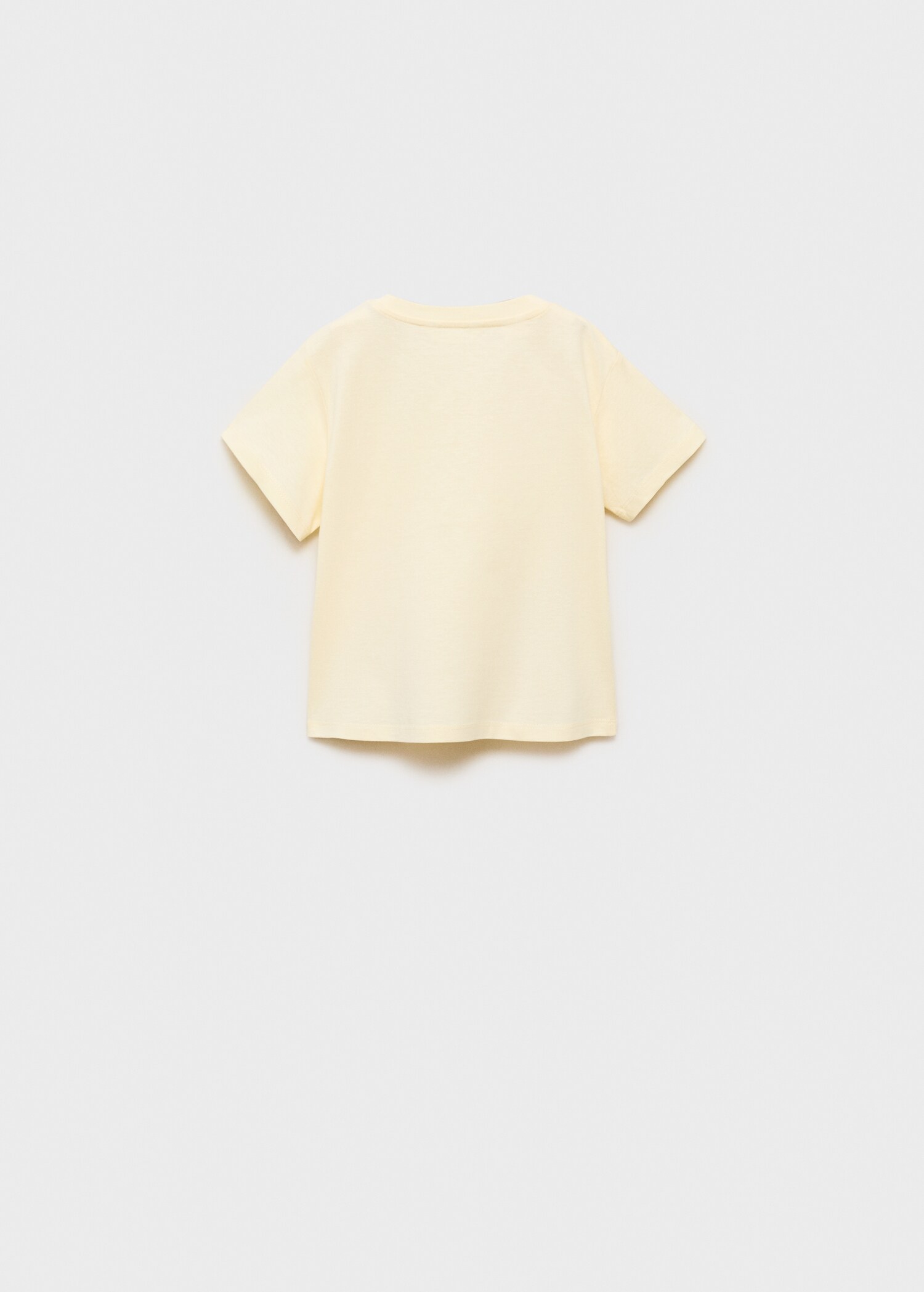 Pocket cotton T-shirt - Reverse of the article