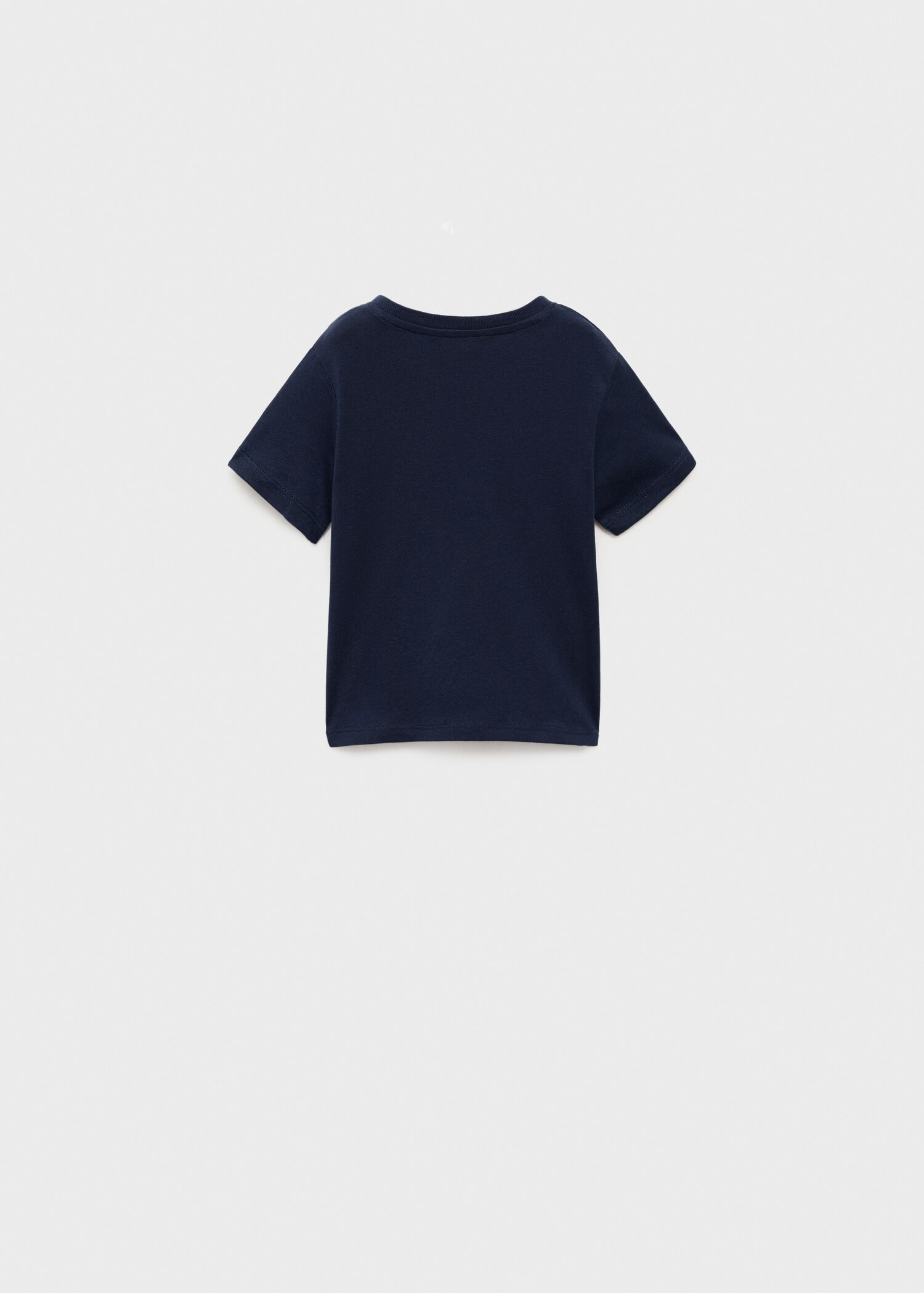 Pocket cotton T-shirt - Reverse of the article